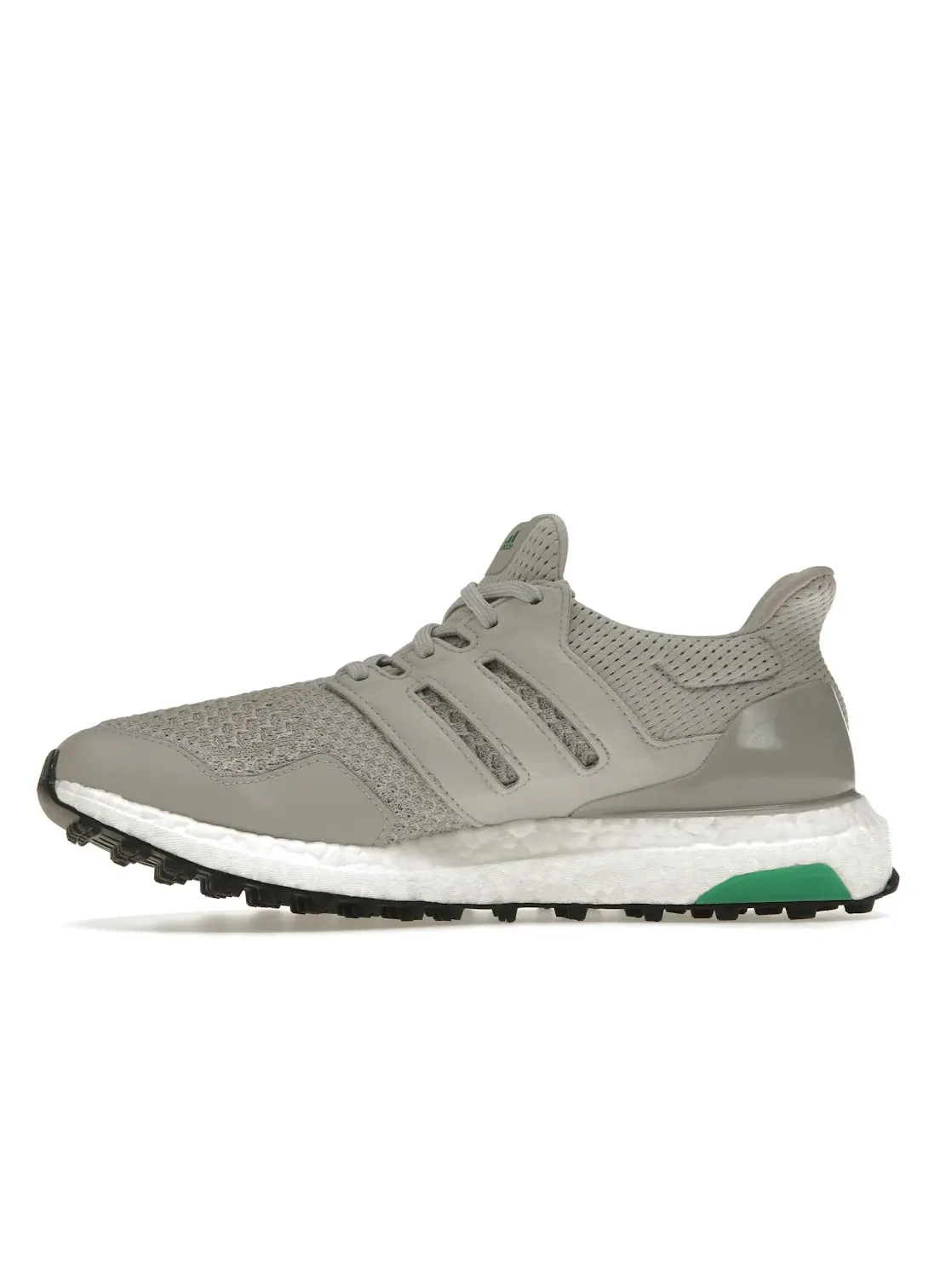 Мужские кроссовки для гольфа на шнурках Adidas Ultra Boost Spikeless Golf — изображение 3 из 4, серый/серый/зеленый