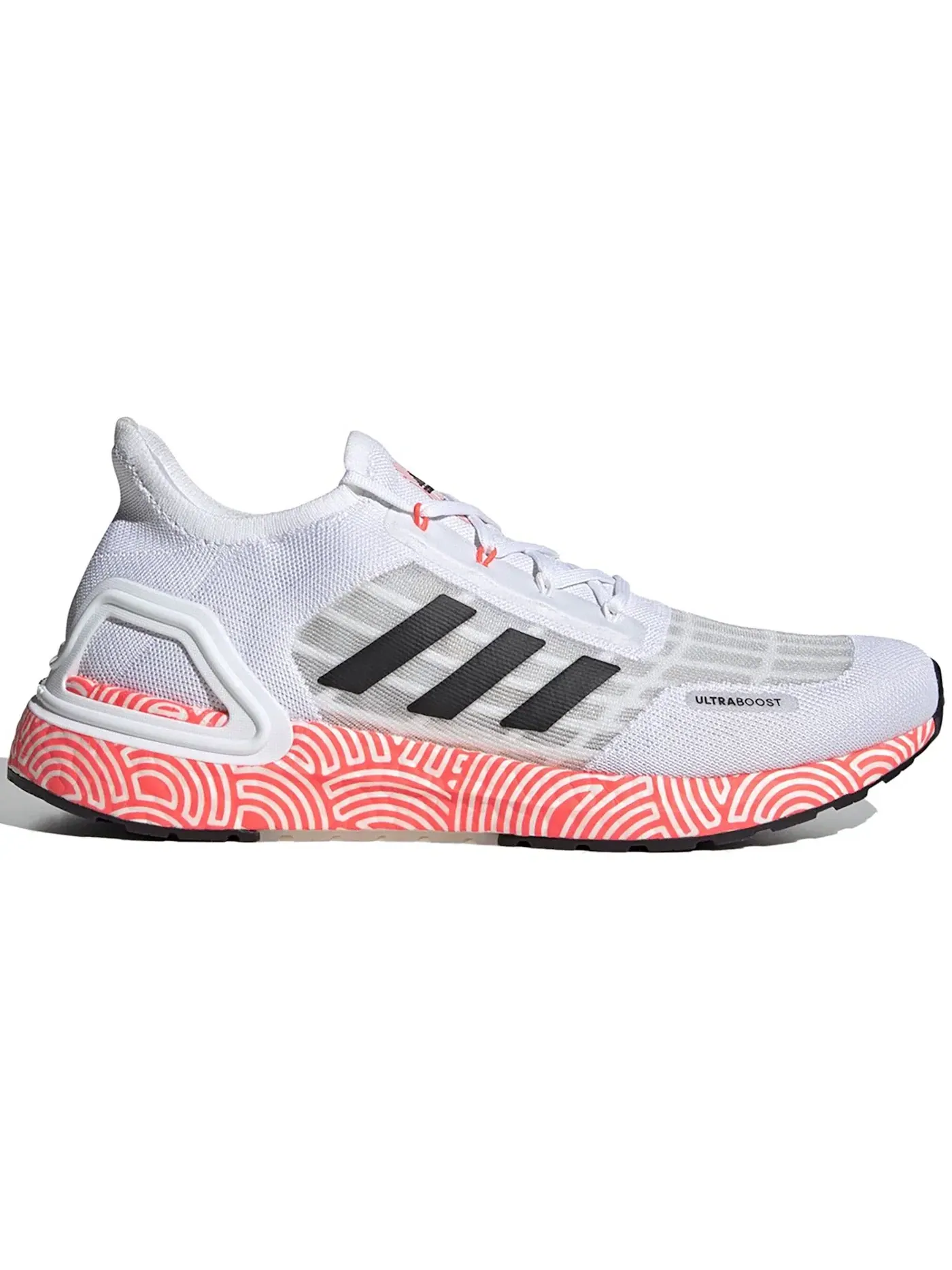 Мужские кроссовки для бега Adidas Ultra Boost — изображение 1 из 1, белый/черный/розовый