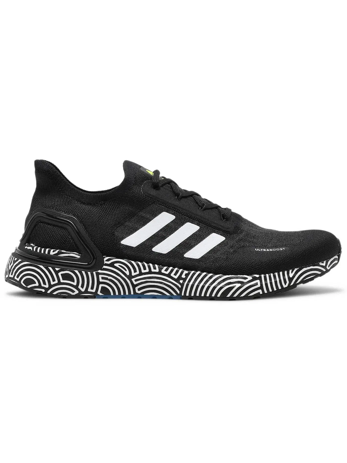 Мужские кроссовки с технологией Summer.Rdy Adidas Ultra Boost Summer.Rdy — изображение 1 из 1, черный/белый/зеленый