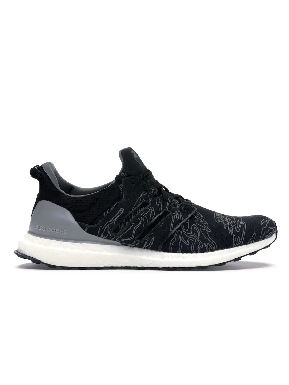 Мужские кроссовки для бега с технологией Boost Adidas Ultra Boost — изображение 1 из 4, серый//черный