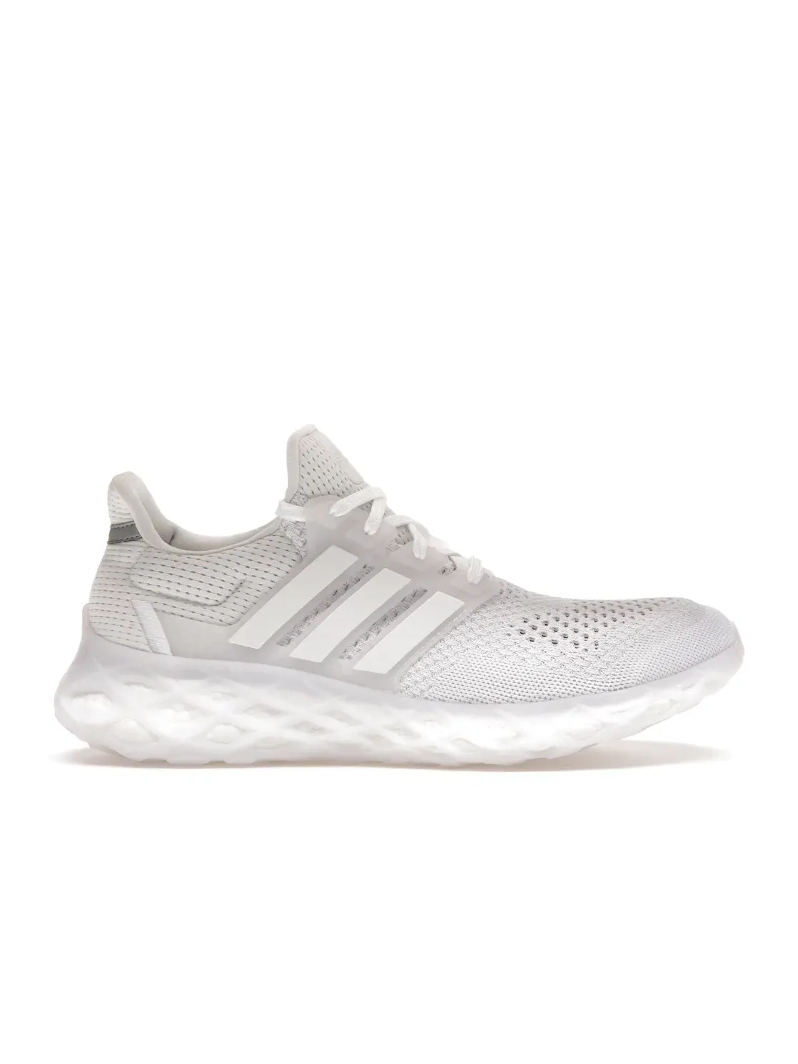 Мужские кроссовки для бега с амортизацией Adidas Ultra Boost Web DNA — изображение 1 из 4, белый белый серый
