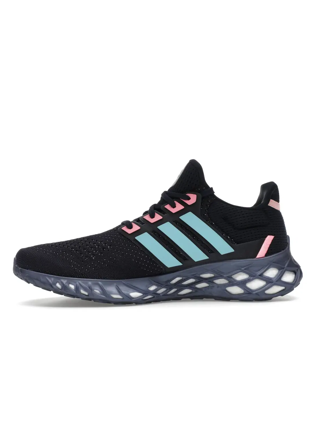 Мужские кроссовки для бега Adidas Ultra Boost Web DNA — изображение 3 из 4, синий/розовый