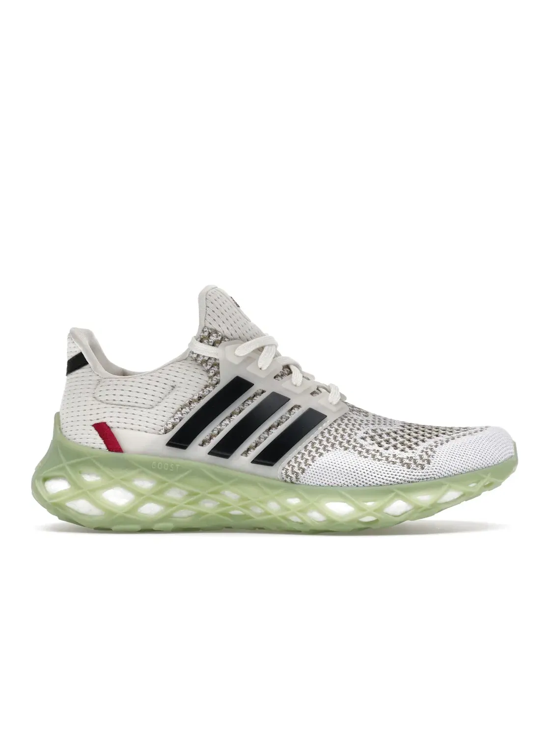 Мужские кроссовки с технологией Boost Adidas Ultra Boost Web DNA — изображение 1 из 4, белый//зеленый