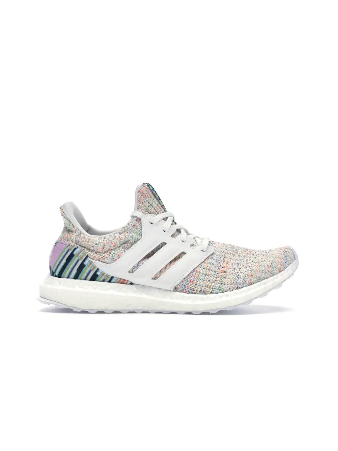 Женские кроссовки для бега с технологией Boost Adidas Ultra Boost — изображение 1 из 4, белый белый зеленый