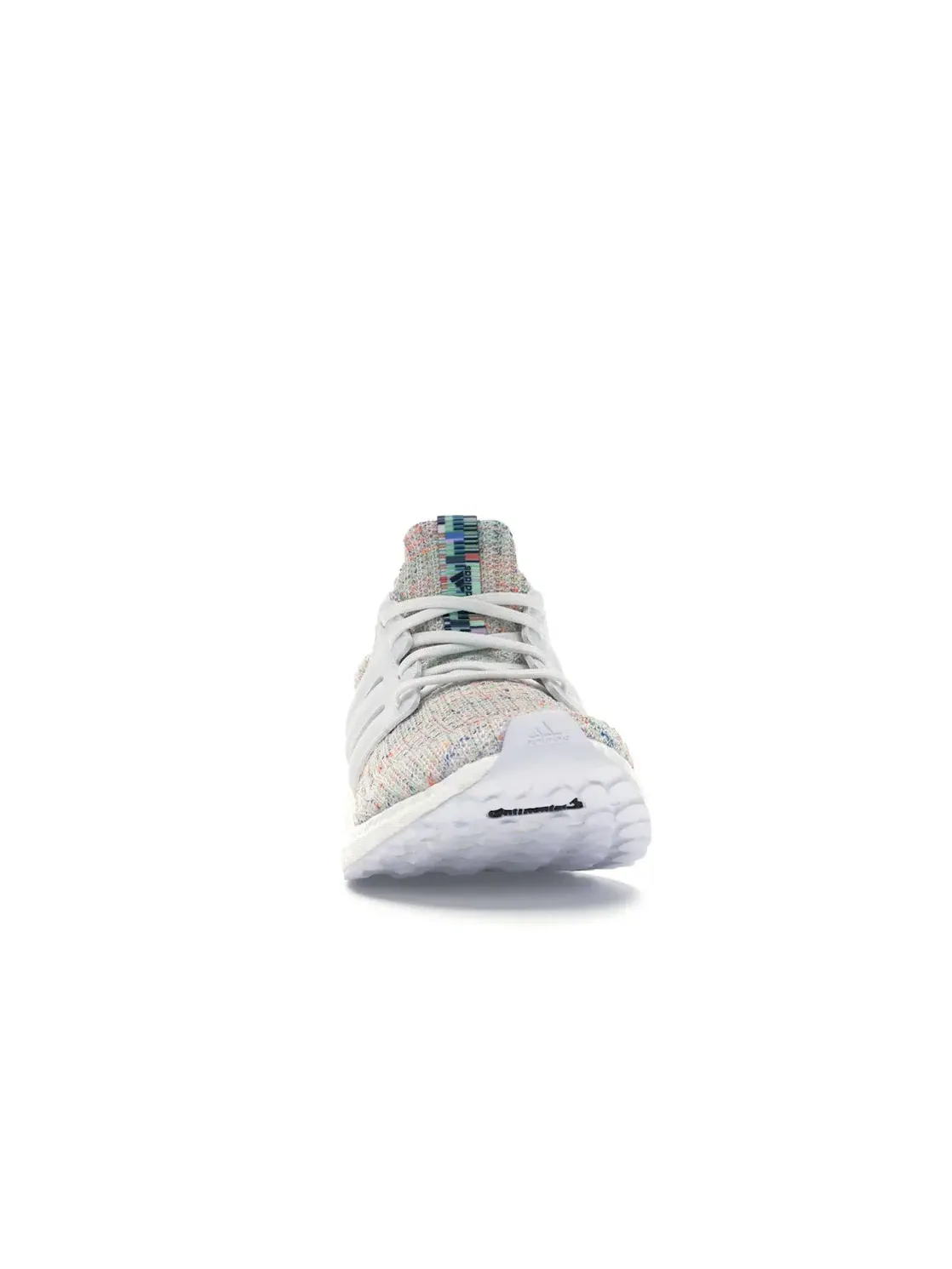 Женские кроссовки для бега с технологией Boost Adidas Ultra Boost — изображение 2 из 4, белый белый зеленый