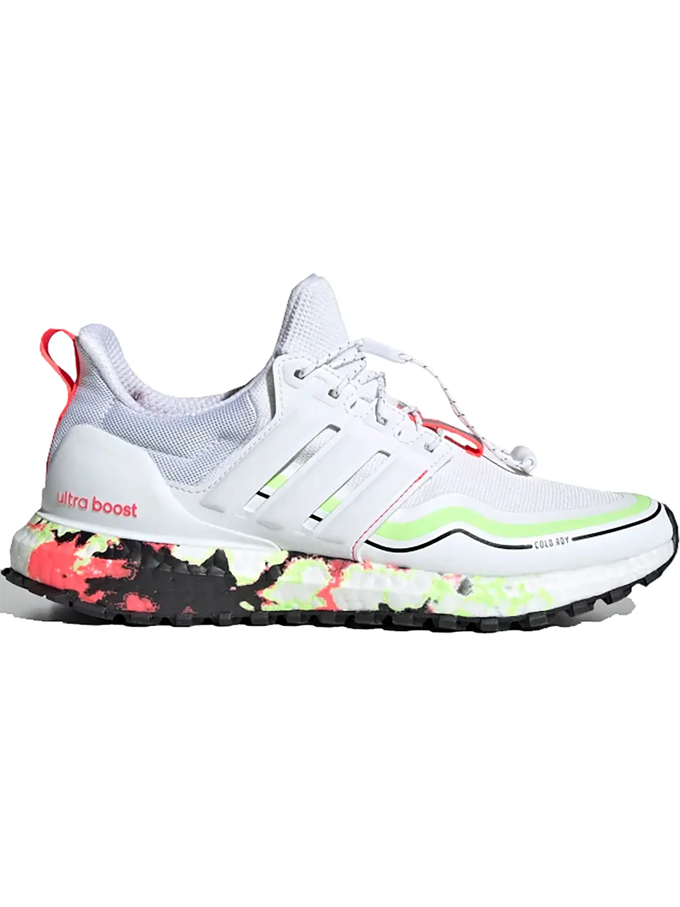 Женские кроссовки с технологией Winter.Rty Adidas Ultra Boost — изображение 1 из 1, белый/белый/розовый