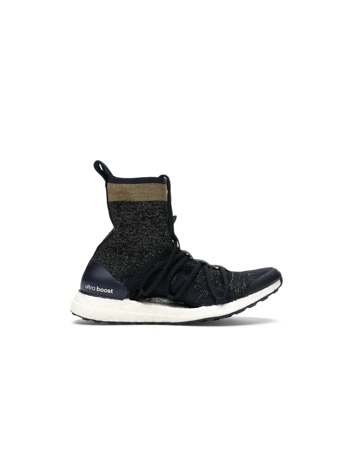 Женские кроссовки с высоким берцем Adidas Ultra Boost X Mid — изображение 1 из 4, синий/черный/белый