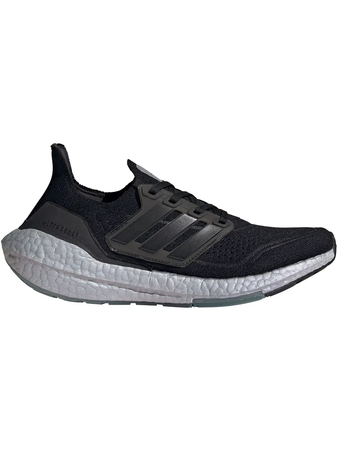 Женские кроссовки Lifestyle Adidas Ultra Boost 21 — изображение 1 из 1, черный/черный/синий