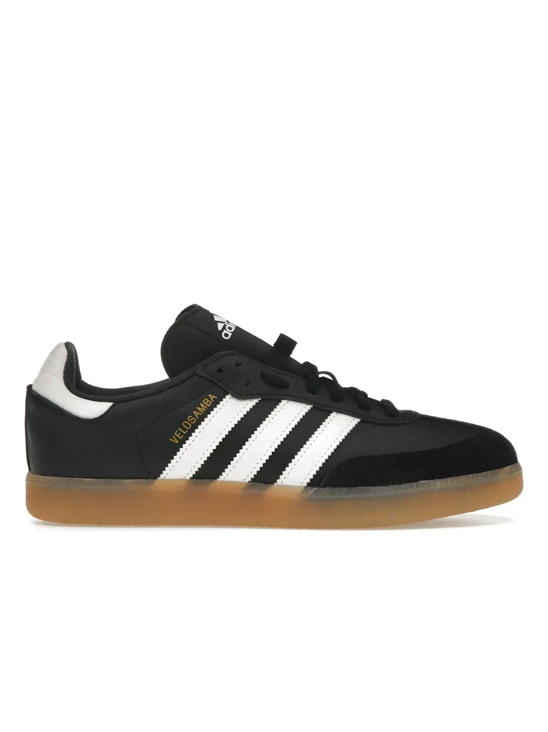 Мужские кроссовки Lifestyle с замшевым верхом Adidas Velosamba — изображение 1 из 4, черный/белый/черный