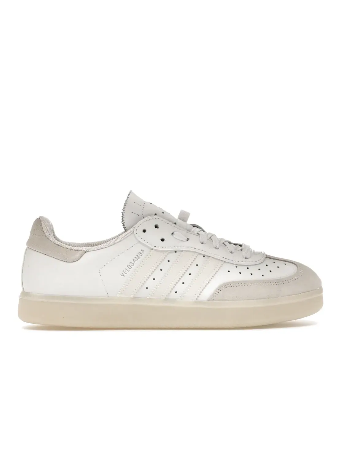 Мужские кроссовки Lifestyle Velosamba Leather Adidas — изображение 1 из 4, белый/белый/белый