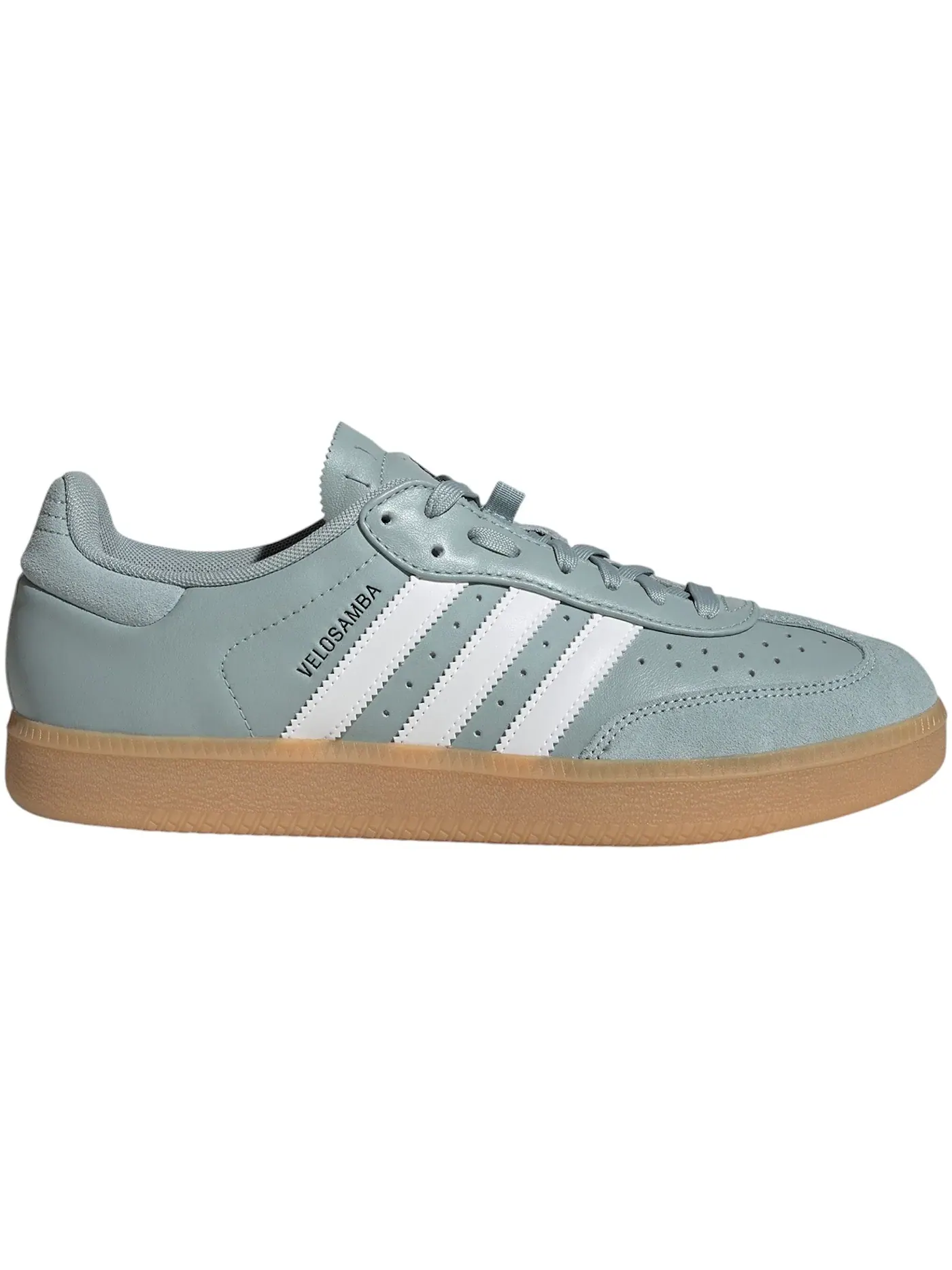 Мужские кроссовки кожаные Velosamba Leather Adidas — изображение 1 из 1, белый/черный