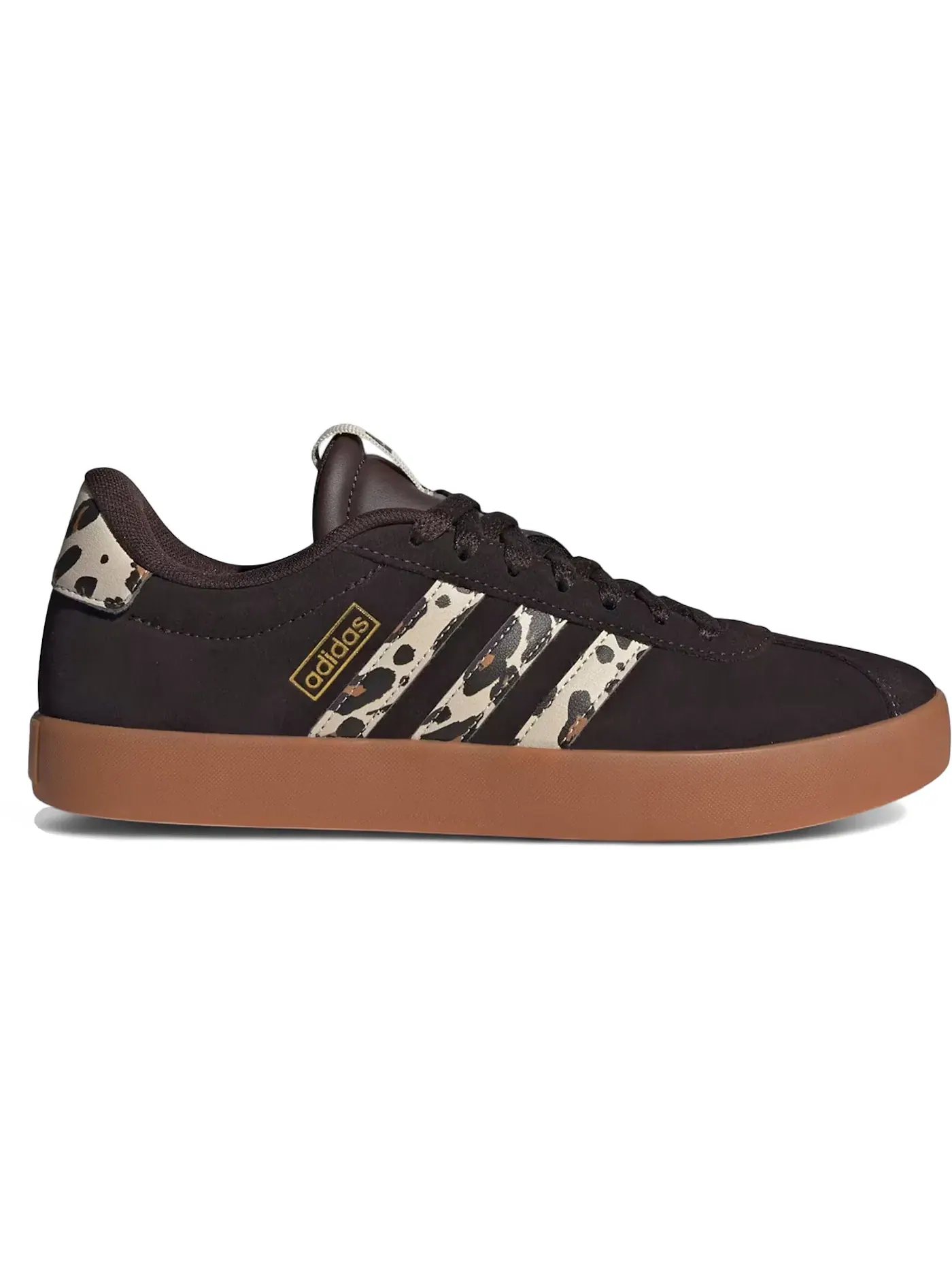 Женские кроссовки Lifestyle VL Court 3.0 Adidas, Aurora Coffee Crystal Linen Amber Gum — изображение 1 из 1