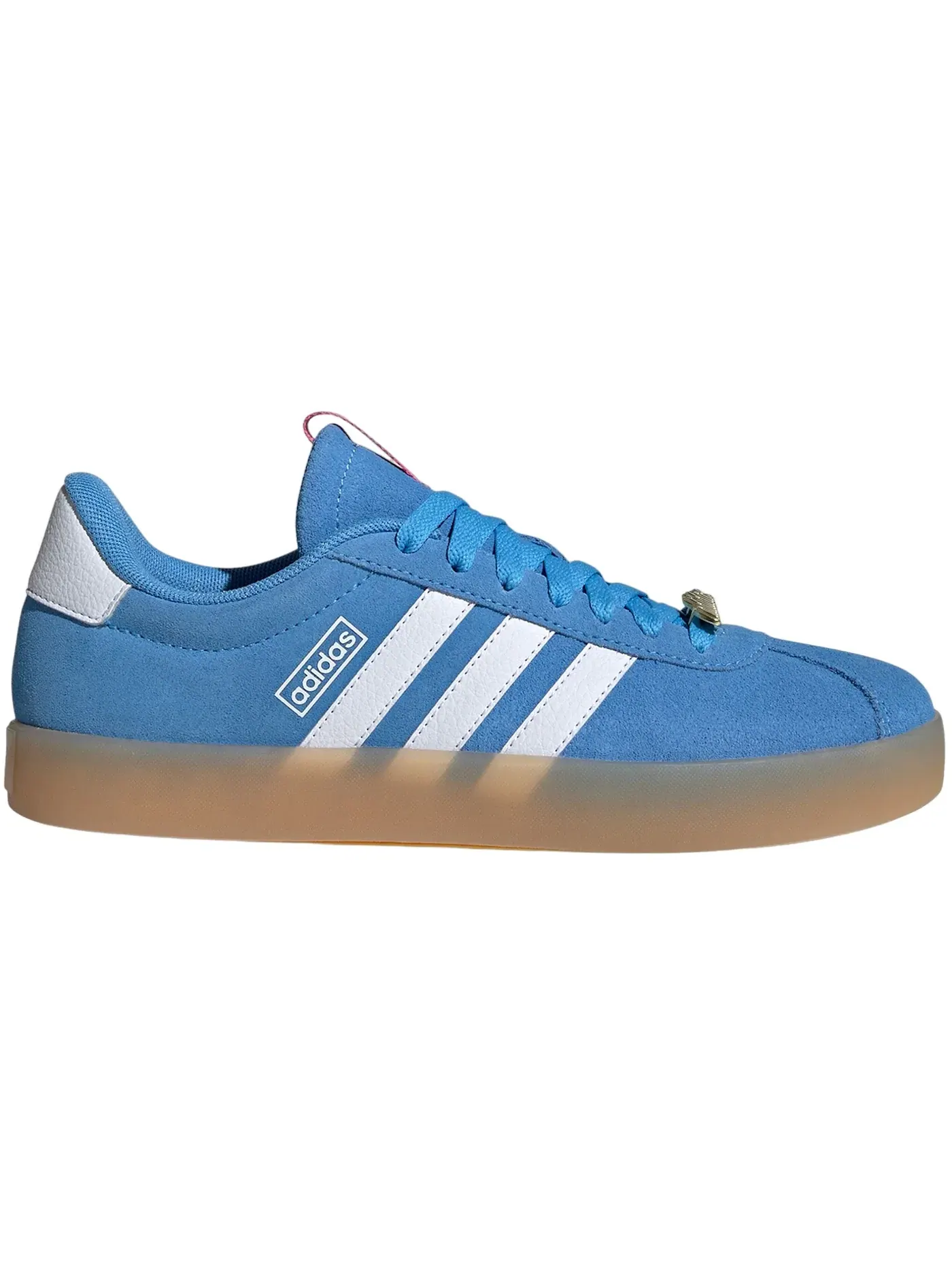Женские кроссовки повседневные Adidas Vl Court 3.0 — изображение 1 из 1, синий/белый/розовый