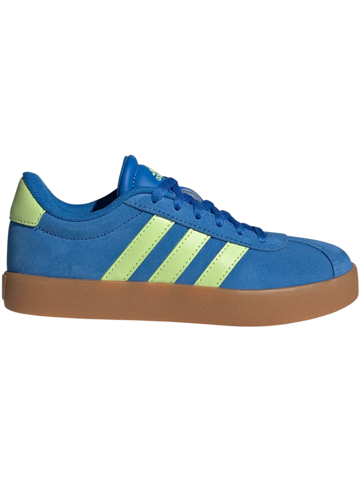 Детские кроссовки Lifestyle Adidas VL Court 3.0, Bright Royal Pulse Lime Gum — изображение 1 из 1