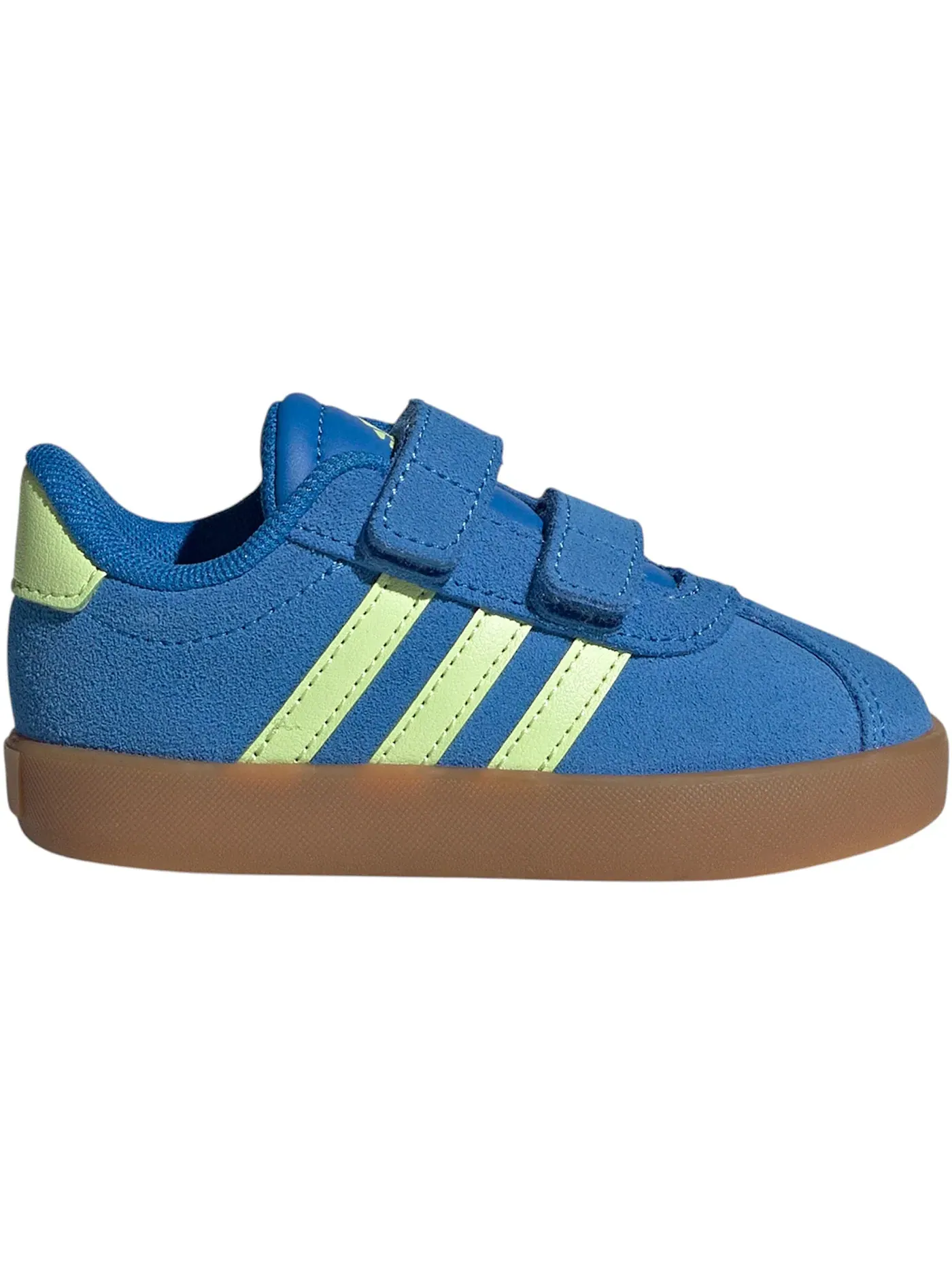 Детские кроссовки Lifestyle Adidas VL Court 3.0, Bright Royal Pulse Lime Gum — изображение 1 из 1