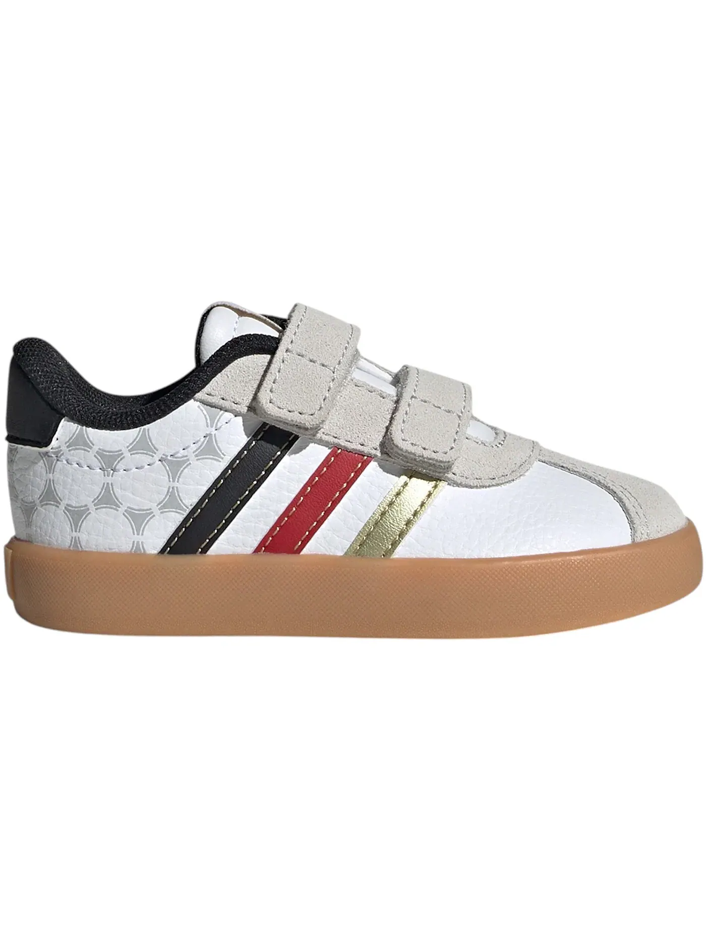 Детские кроссовки с замшевыми вставками Adidas VL Court 3.0 CF — изображение 1 из 1