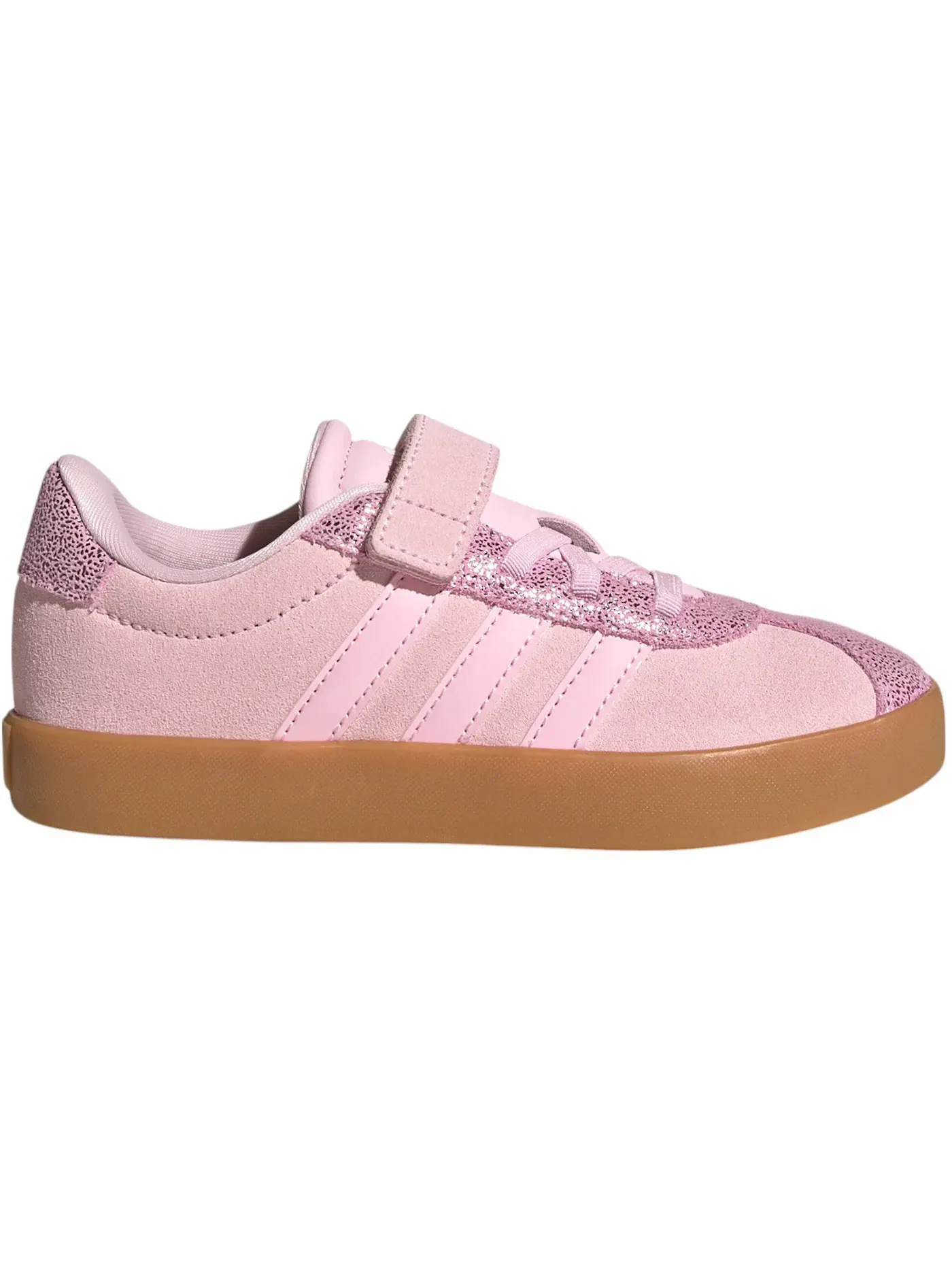 Детские кроссовки для мальчиков и девочек с замшевыми вставками Adidas VL Court 3.0 — изображение 1 из 1