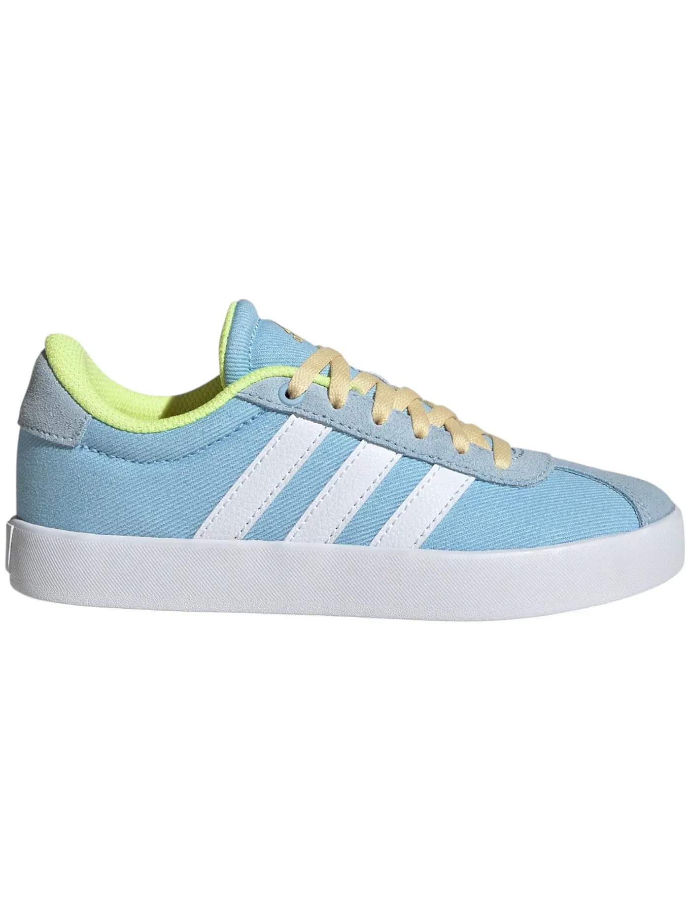 Детские кроссовки Lifestyle Adidas VL Court 3.0 — изображение 1 из 1, прозрачный белый-желтый