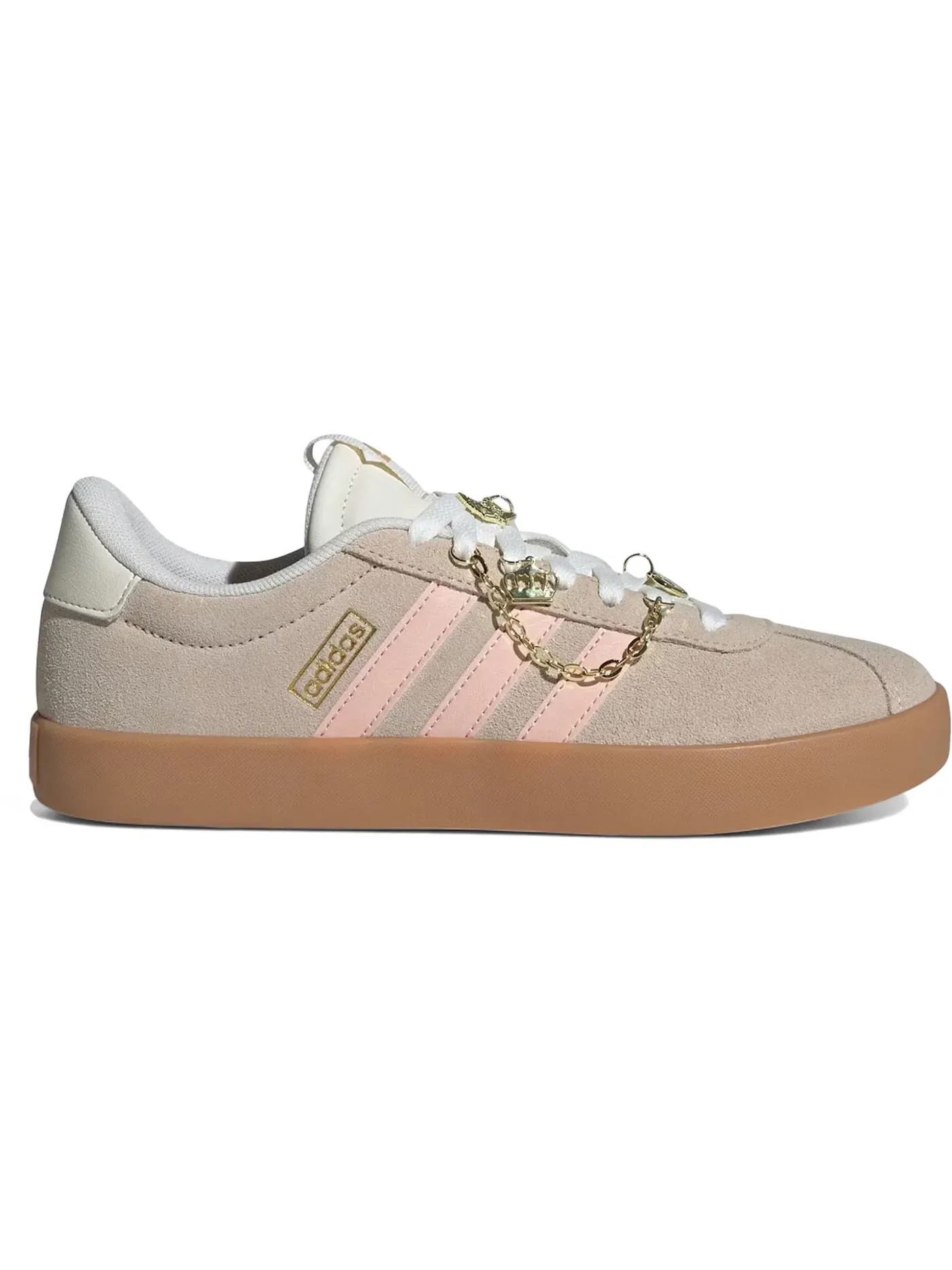 Женские кроссовки для повседневной носки Adidas VL Court 3.0 — изображение 1 из 1, розовый/белый
