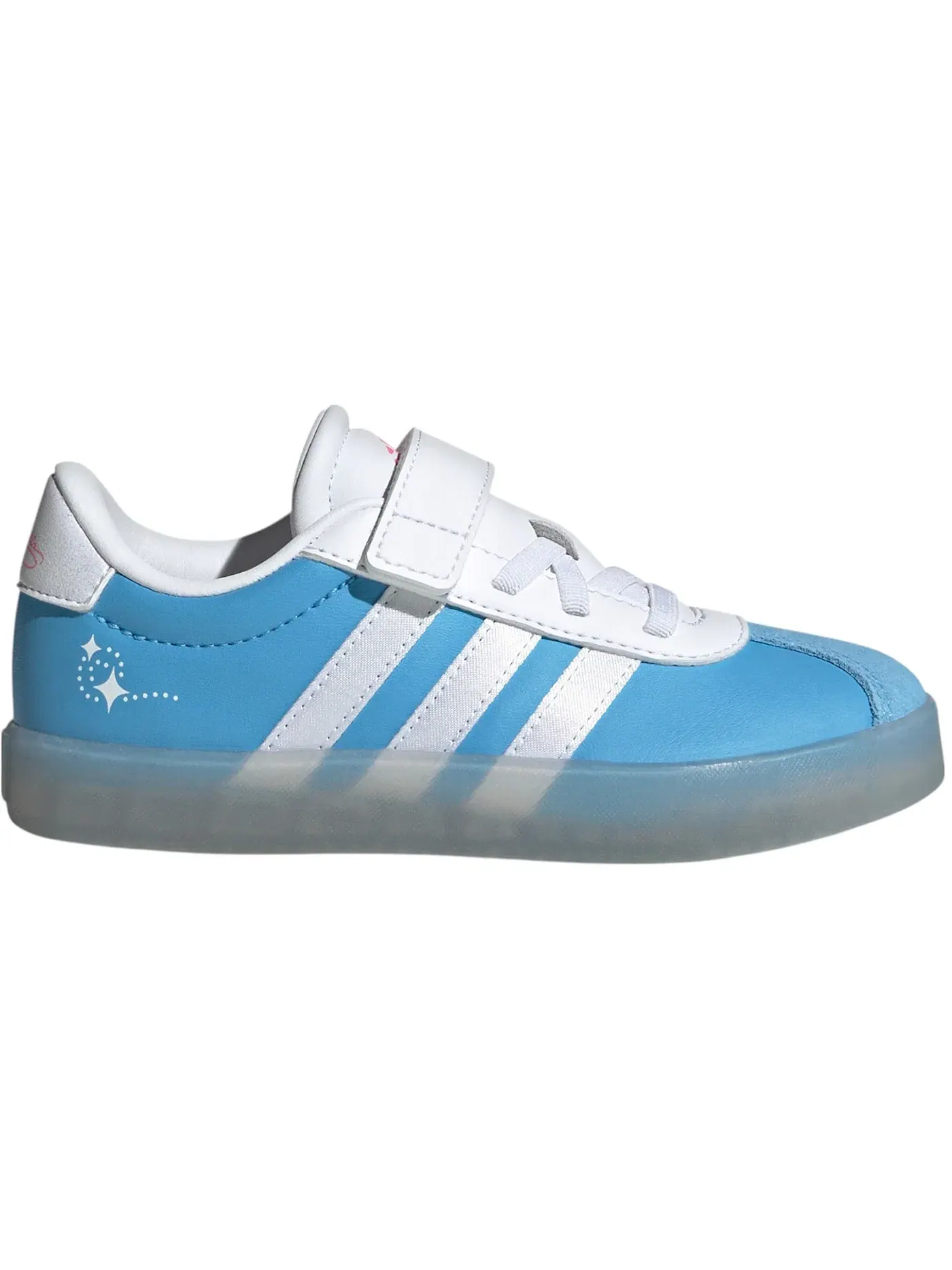 Детские кроссовки Lifestyle Adidas VL Court 3.0 — изображение 1 из 1, синий/белый/розовый