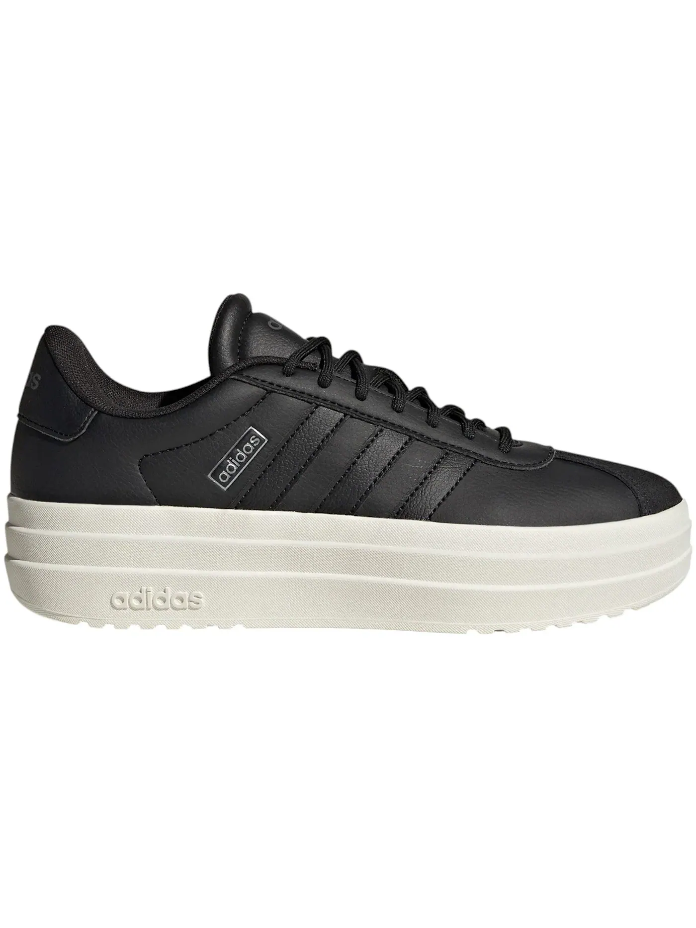 Женские кроссовки Lifestyle Adidas VL Court Bold — изображение 1 из 1, черный/черный/белый