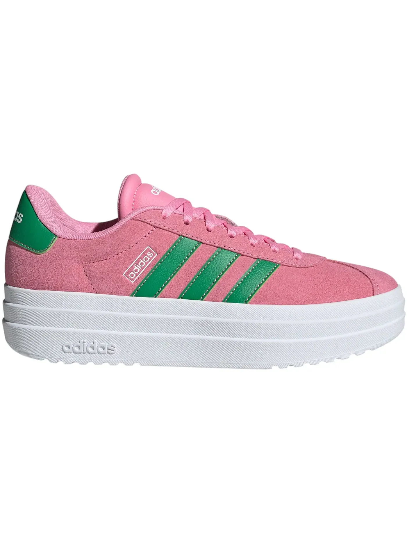 Мужские кроссовки Lifestyle Adidas VL Court Bold — изображение 1 из 1, розовый зеленый белый