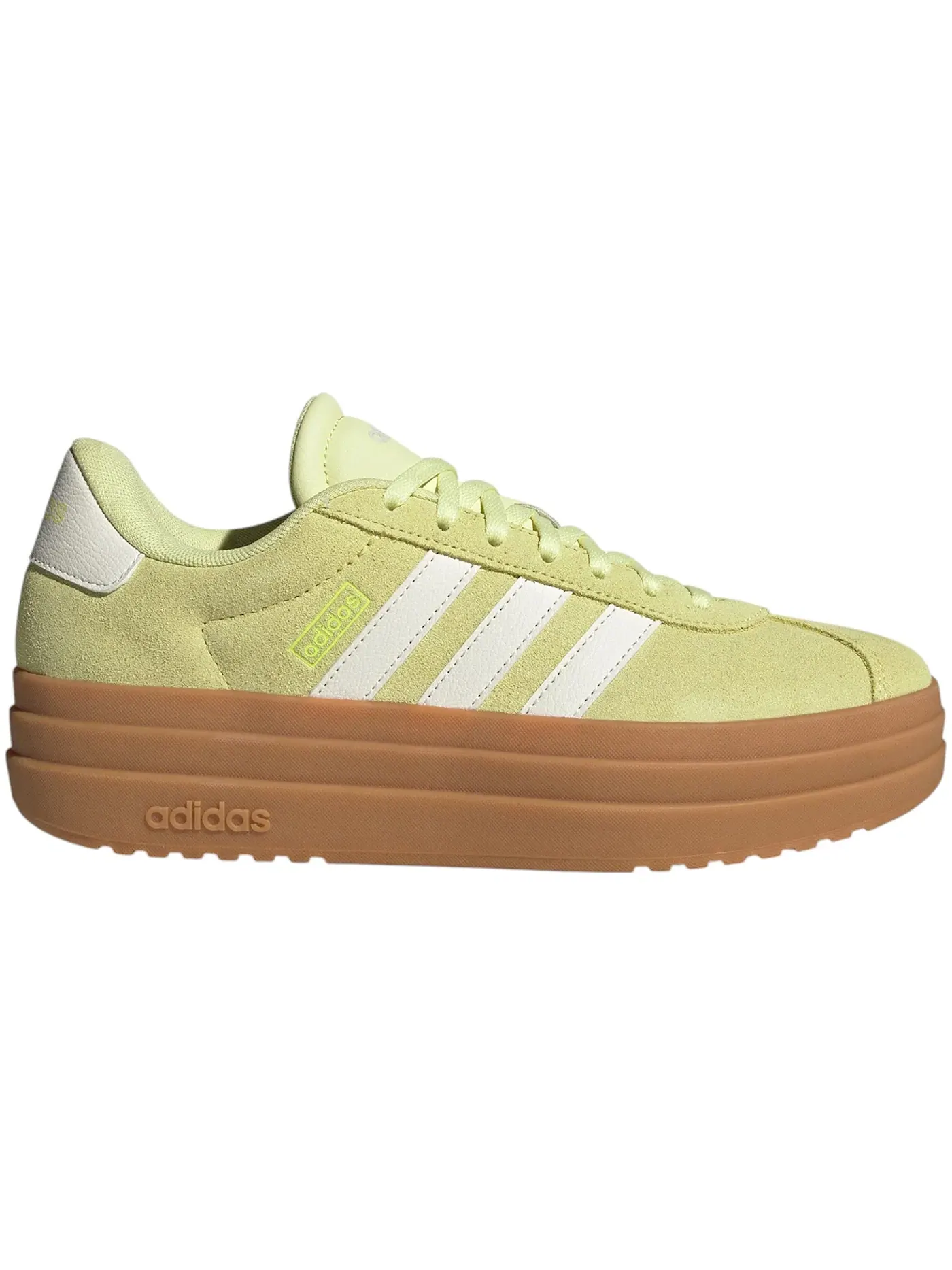Женские кроссовки lifestyle Adidas VL Court Bold — изображение 1 из 1, желтый белый