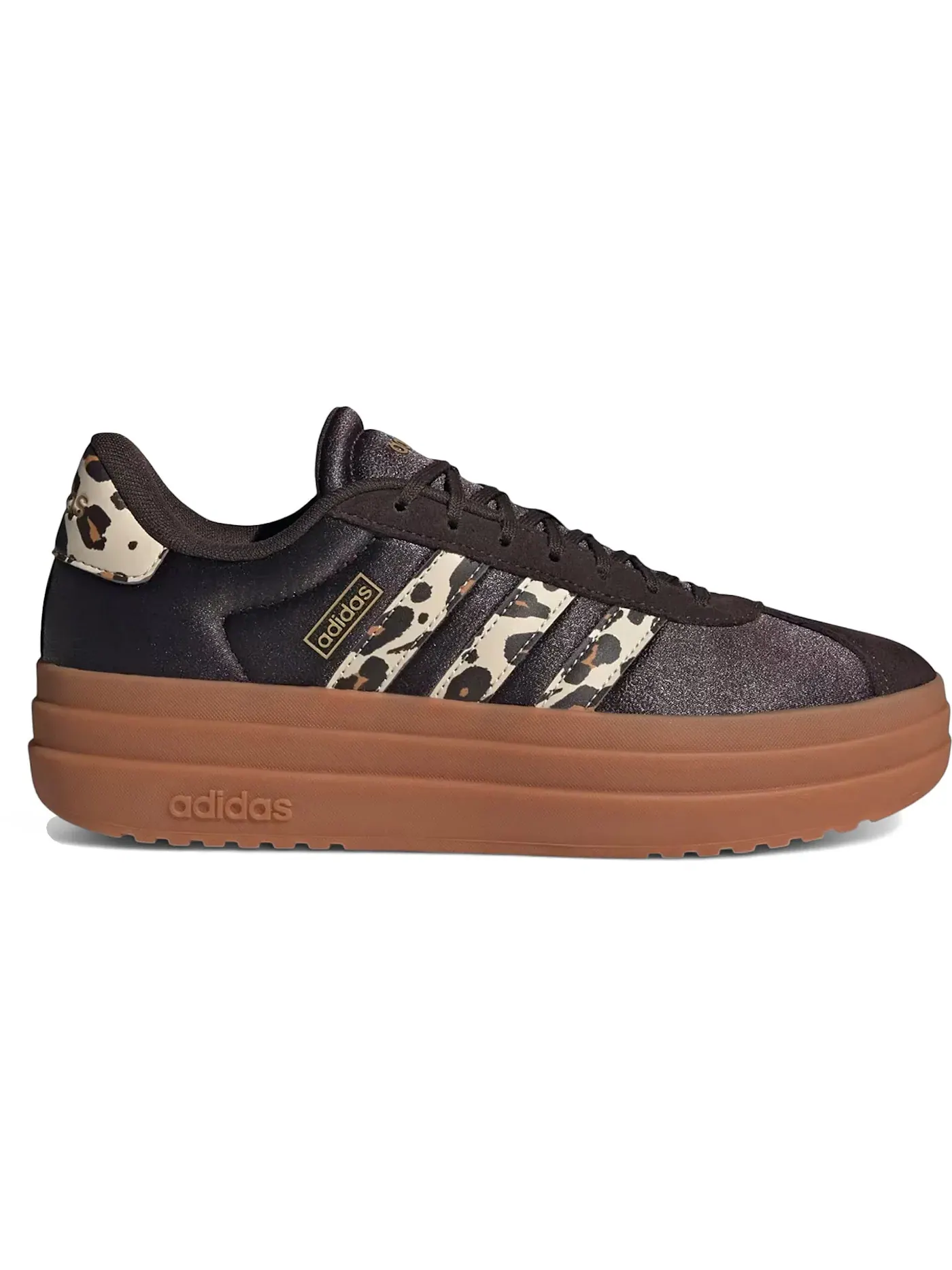 Женские кроссовки Lifestyle с принтом VL Court Bold Adidas — изображение 1 из 1, золотистый