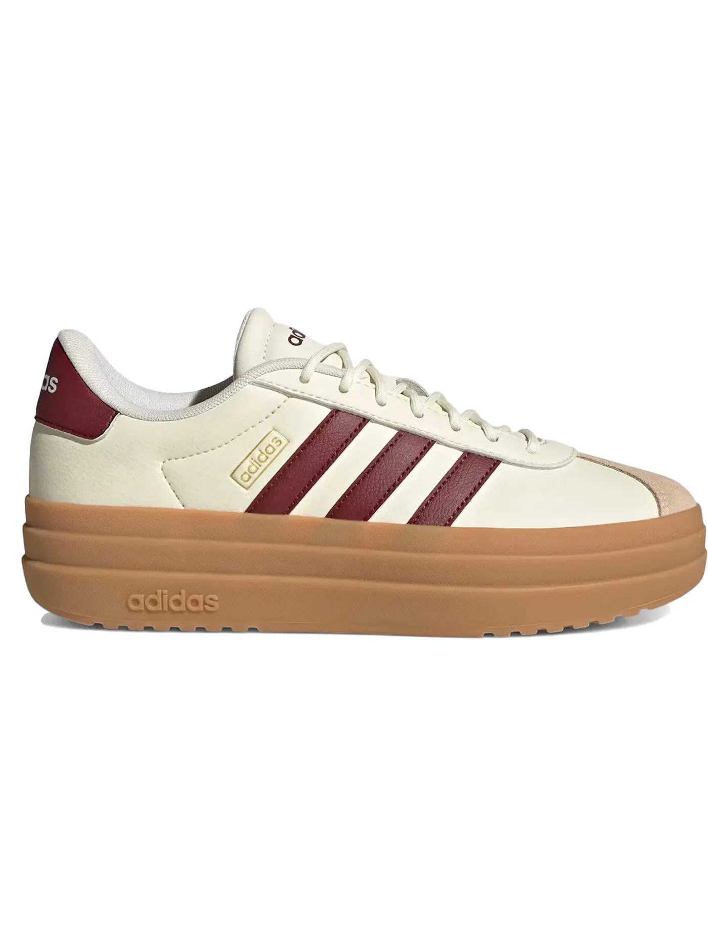 Женские кроссовки Lifestyle Adidas VL Court Bold — изображение 1 из 1, белый красный песочный