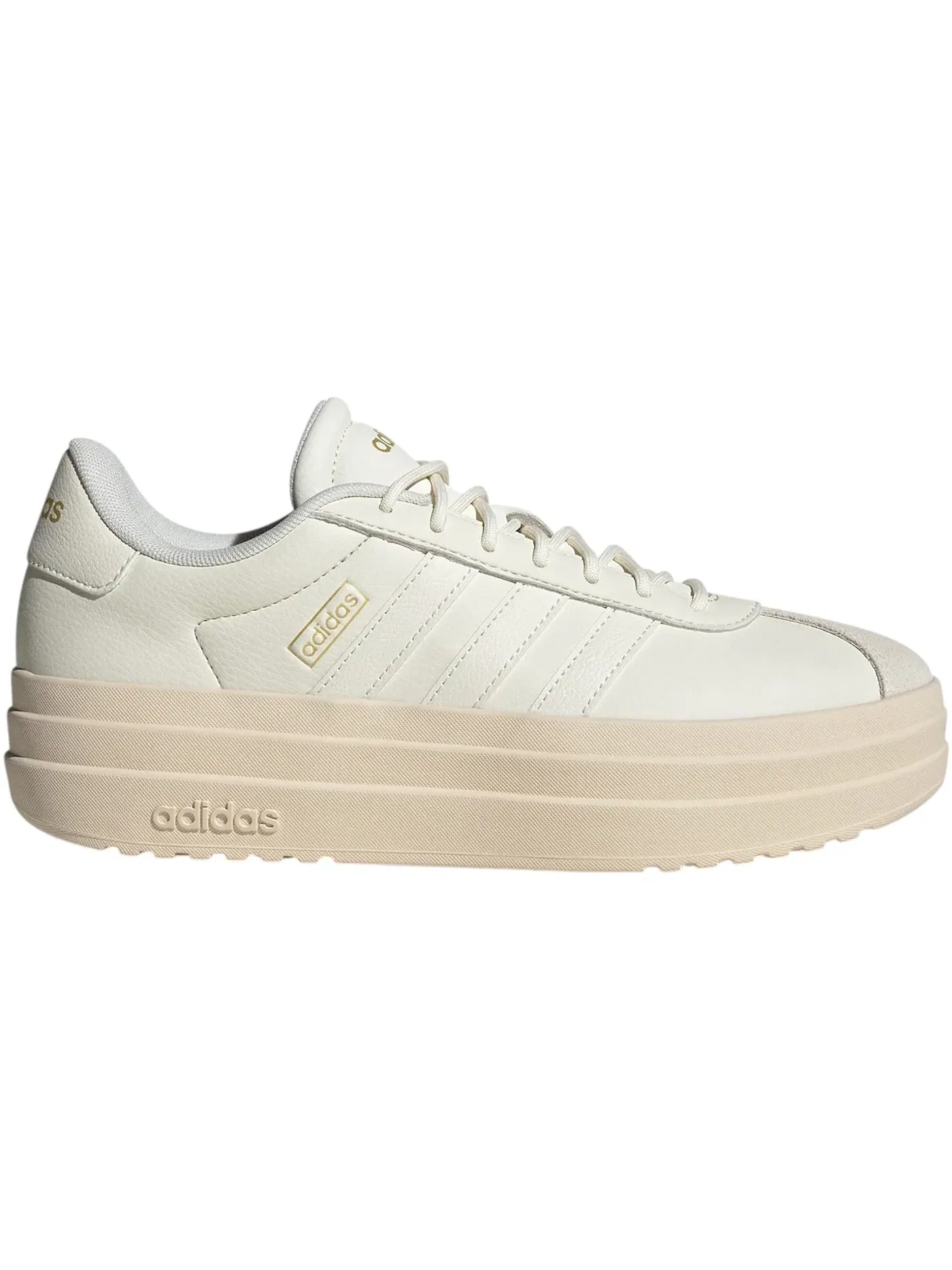 Женские кроссовки Lifestyle Adidas VL Court Bold — изображение 1 из 1, белый/белый/белый