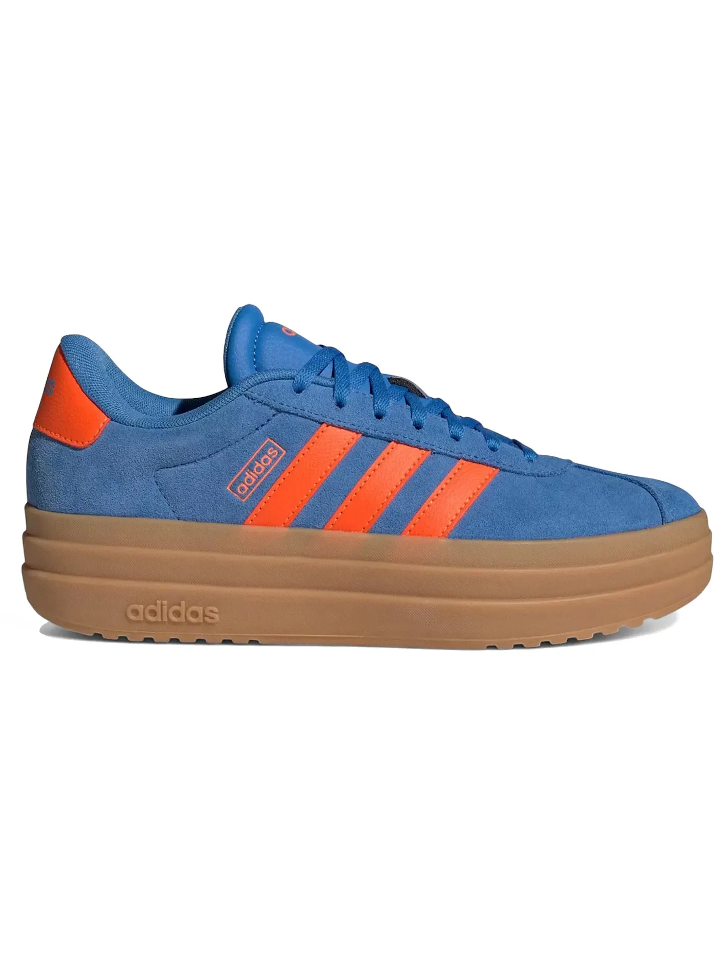 Женские кроссовки на каждый день Adidas VL Court Bold — изображение 1 из 1, синий/оранжевый