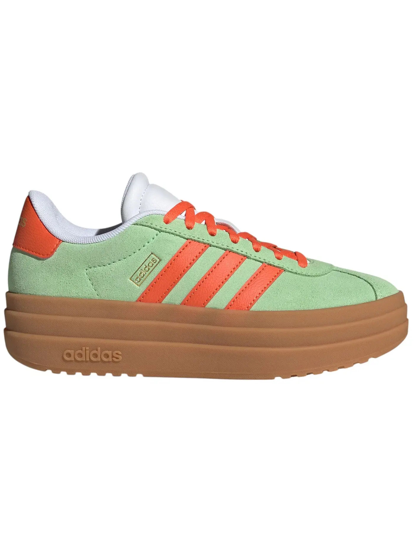 Детские кроссовки Lifestyle Adidas VL Court Bold — изображение 1 из 1, зеленый оранжевый белый