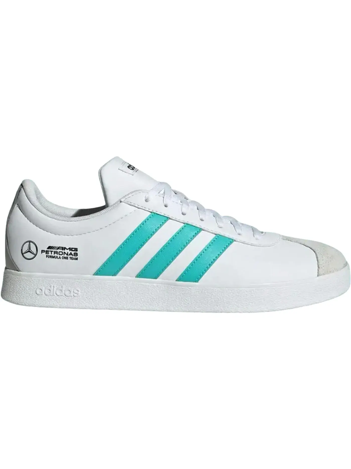 Мужские кроссовки Lifestyle Adidas VL Court Mercedes-AMG Petronas Formula One Team — изображение 1 из 1, белый//черный