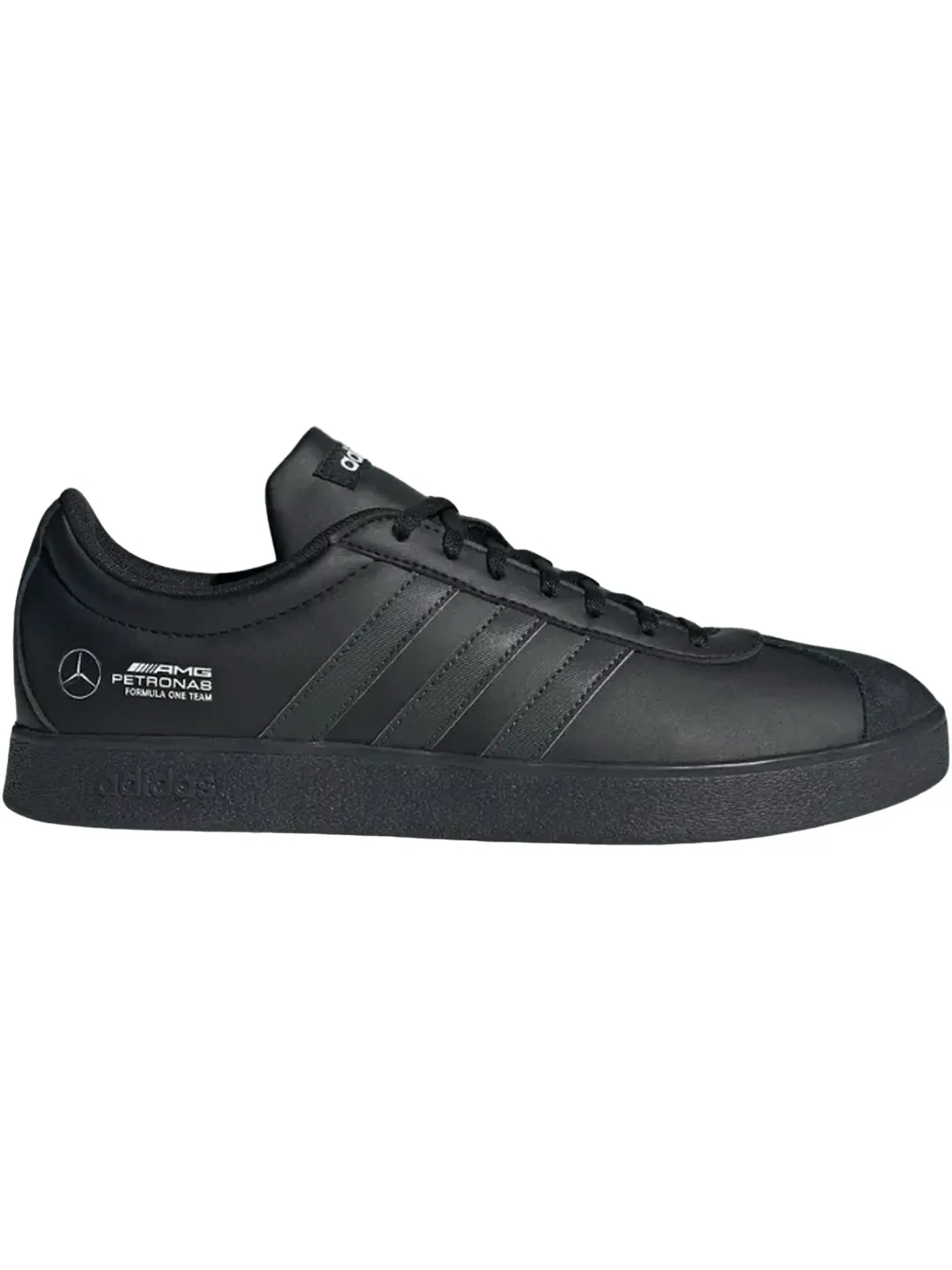 Мужские кроссовки с логотипом команды Adidas VL Court Adidas — изображение 1 из 1, черный//белый