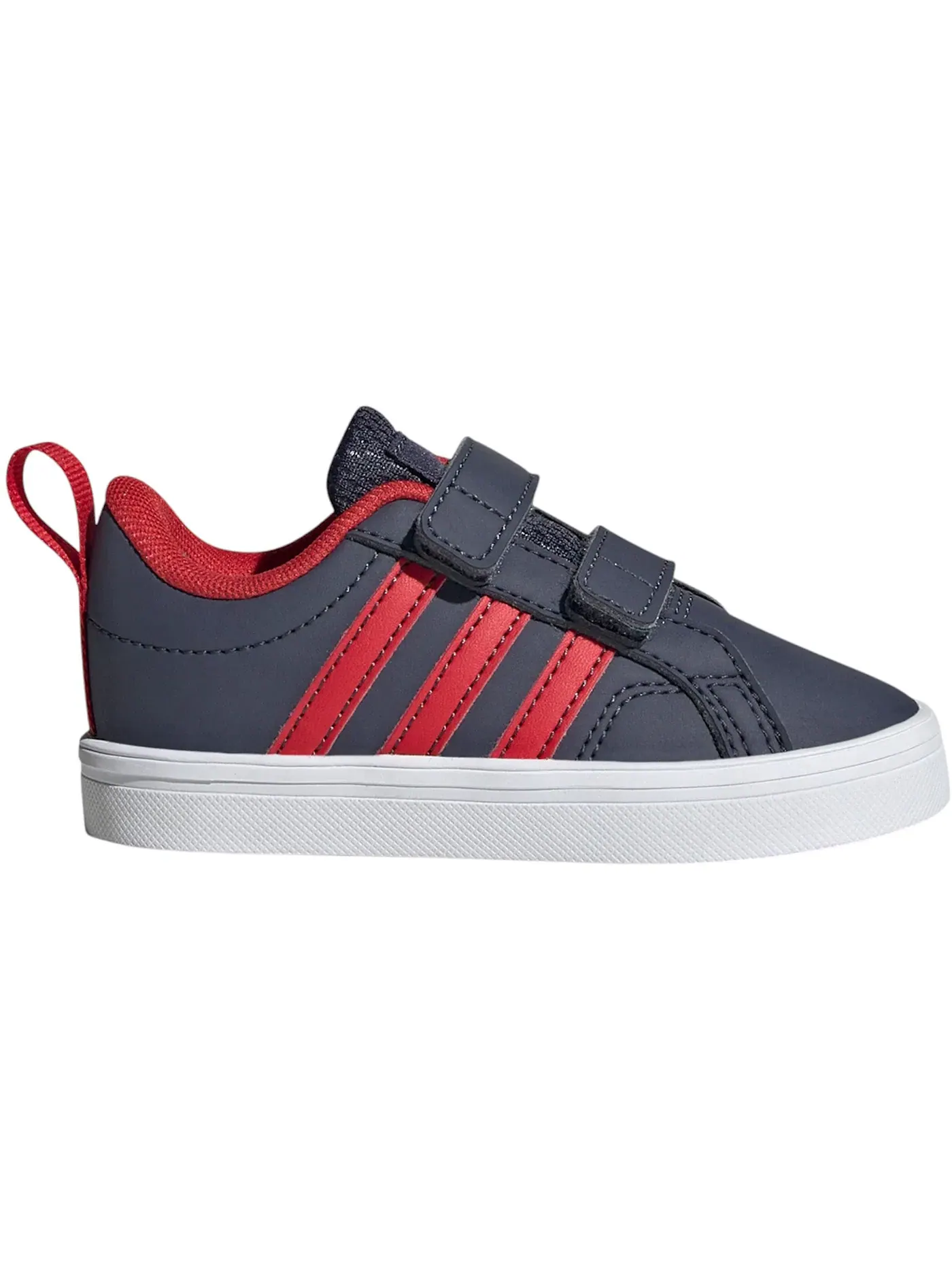 Детские кроссовки Lifestyle с застежкой-липучкой Adidas VS Pace 2.0 — изображение 1 из 1, темно-синий белый