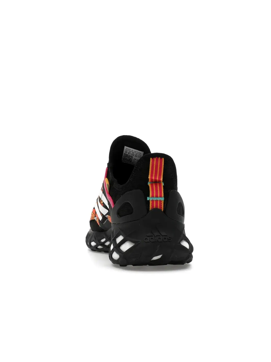 Мужские кроссовки с принтом Day of the Dead Adidas Web Boost — изображение 4 из 4, черный/белый/оранжевый
