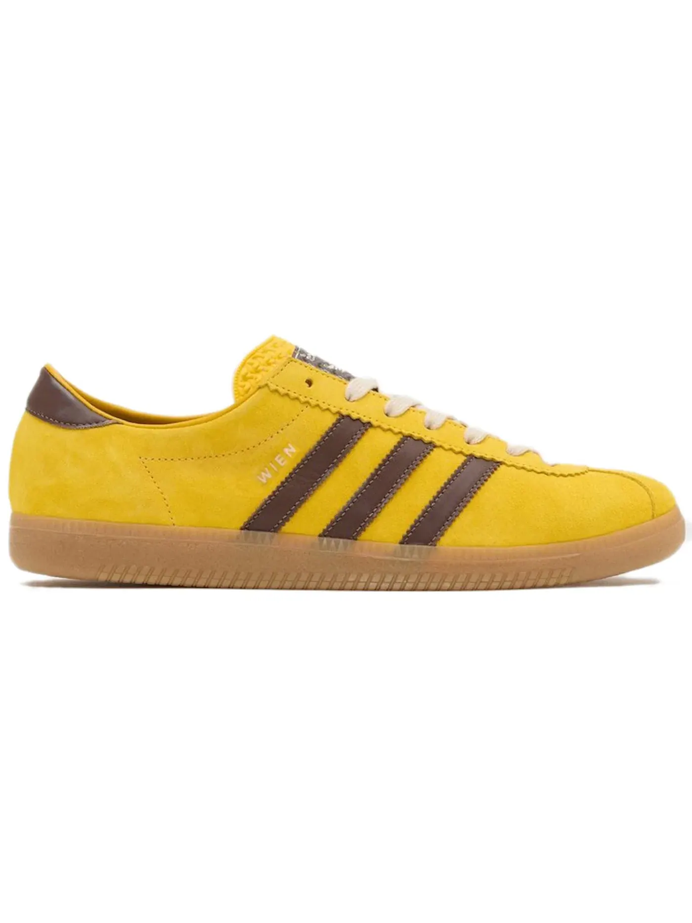 Женские кроссовки Lifestyle Adidas Wien — изображение 1 из 1, коричневый/желтый