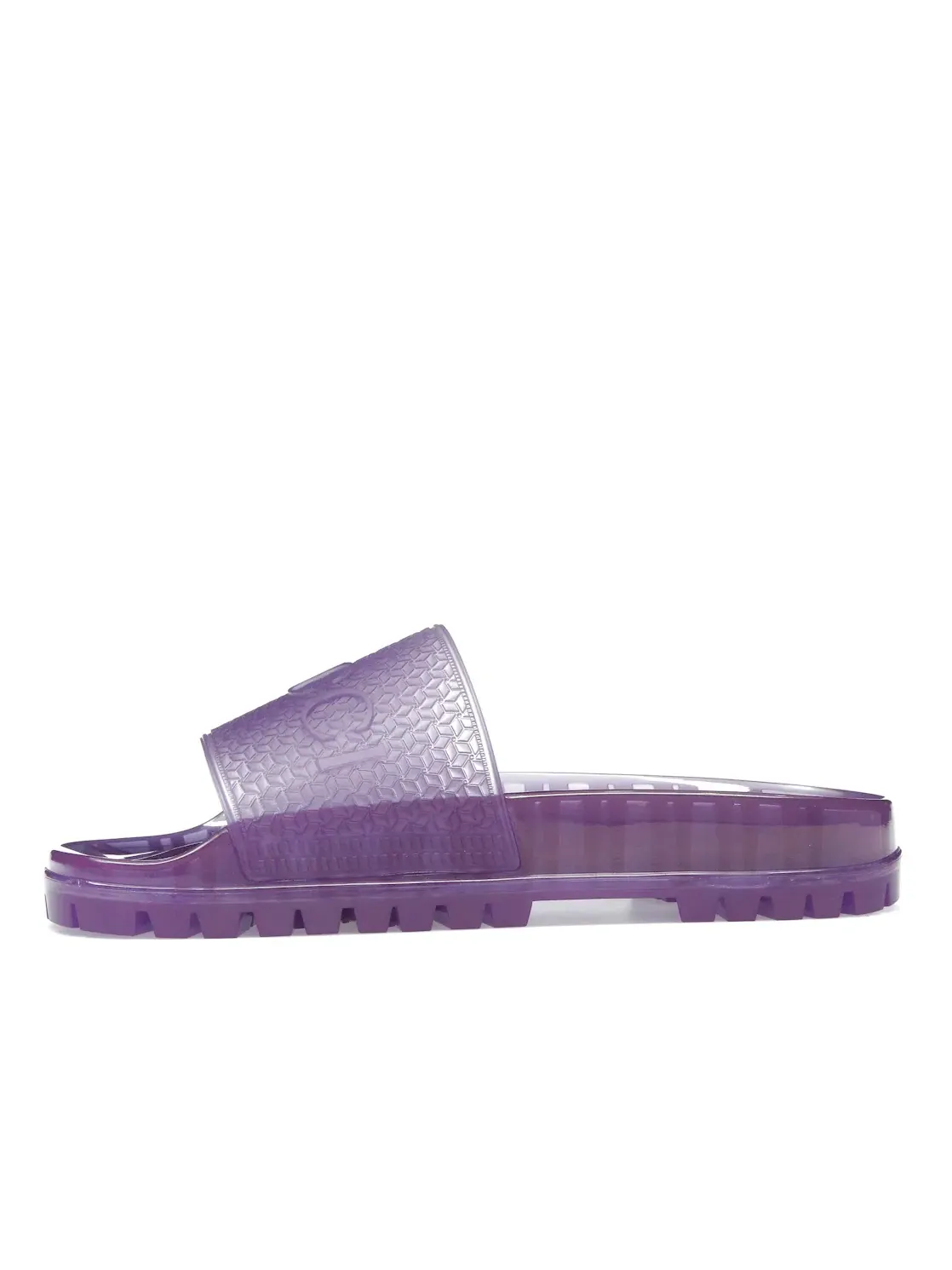 Женские шлепанцы Adidas x Gucci Purple — изображение 3 из 4