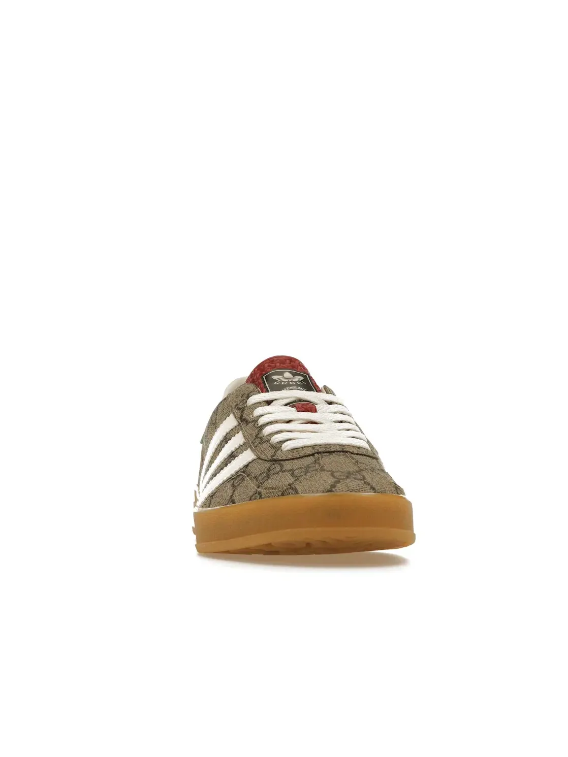 Женские кроссовки с принтом Adidas x Gucci — изображение 2 из 4, бежевый/белый/бежевый
