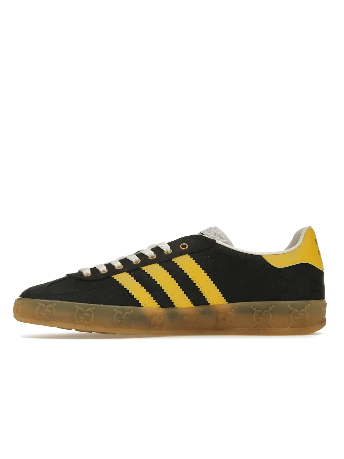 Мужские кроссовки с принтом Adidas x Gucci Gazelle — изображение 3 из 4, черный желтый черный