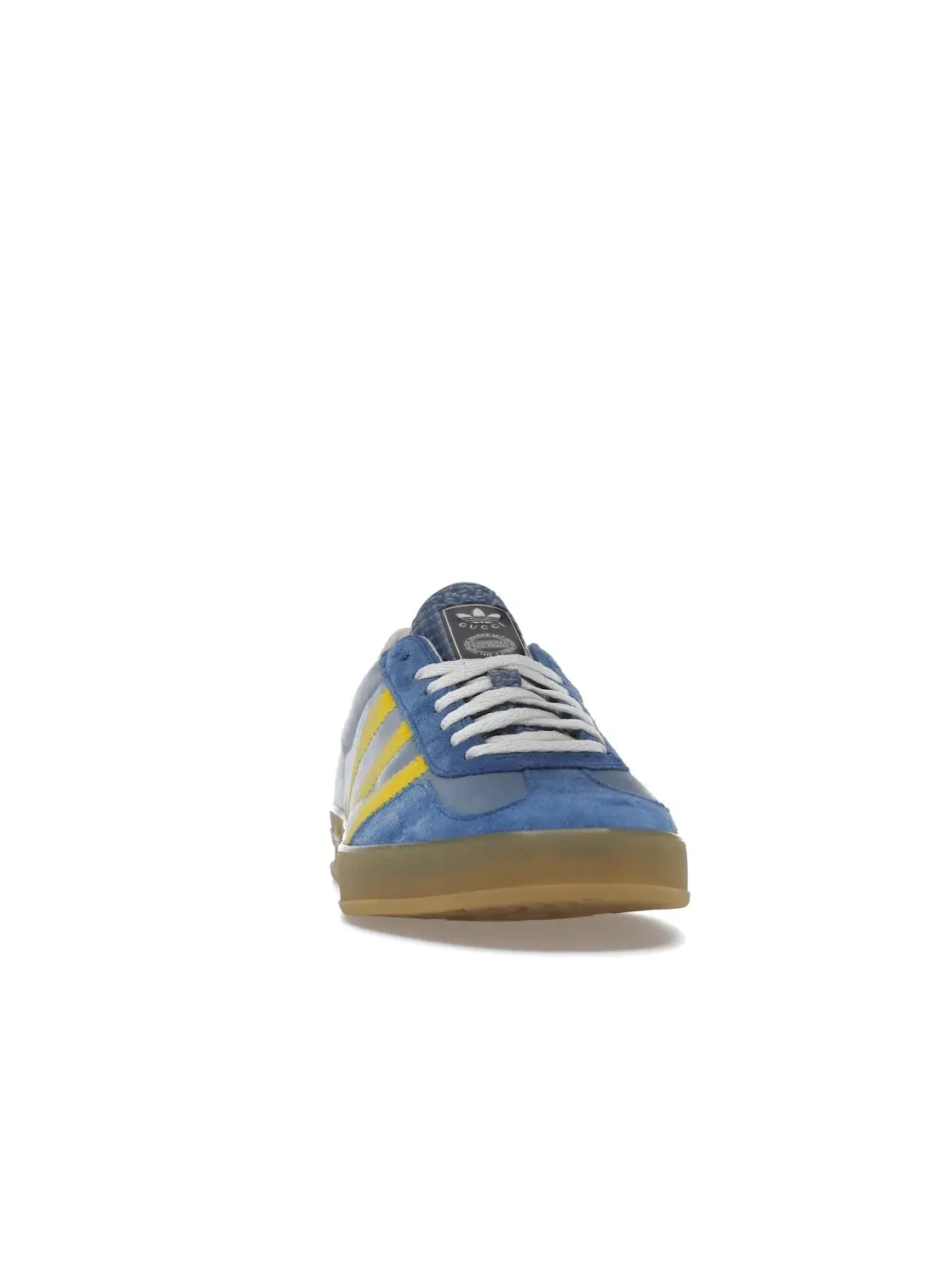 Кроссовки мужские Adidas x Gucci Gazelle Blue/Yellow/Red — изображение 2 из 4, синий/желтый/красный