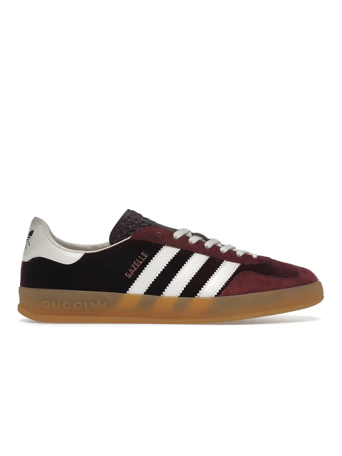 Мужские кроссовки Lifestyle Adidas x Gucci — изображение 1 из 4, бордовый/белый