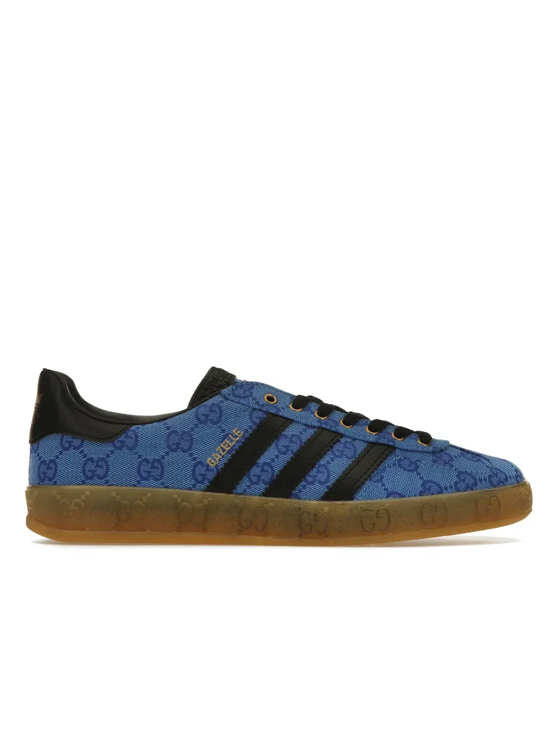 Мужские кроссовки с принтом Adidas x Gucci — изображение 1 из 4, синий