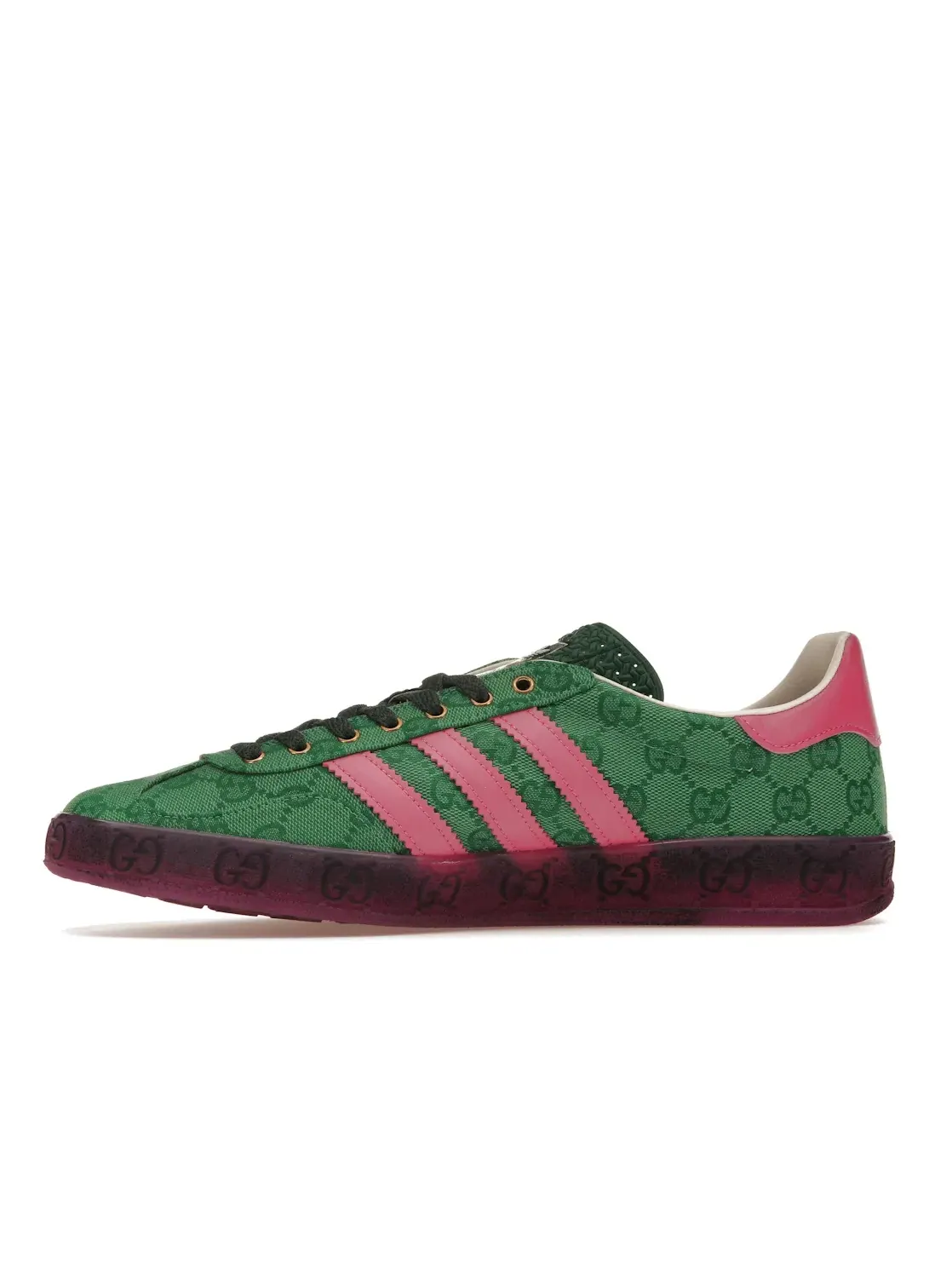 Женские кроссовки с принтом Adidas x Gucci — изображение 3 из 4, зеленый/розовый/зеленый