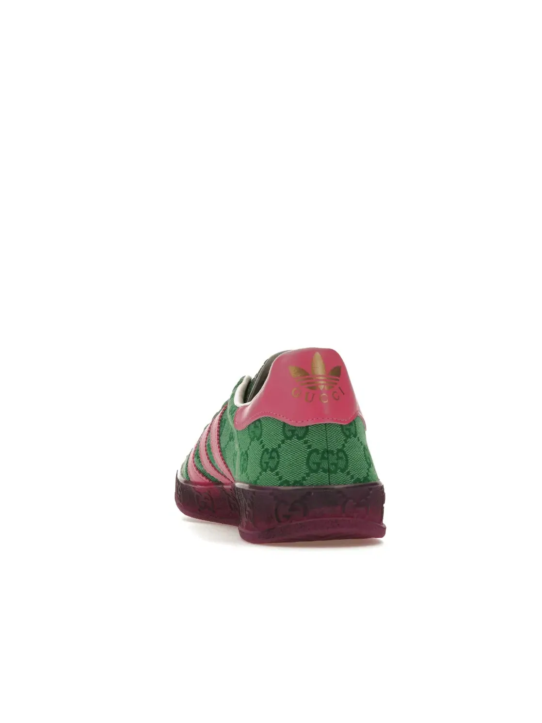 Женские кроссовки с принтом Adidas x Gucci — изображение 4 из 4, зеленый/розовый/зеленый