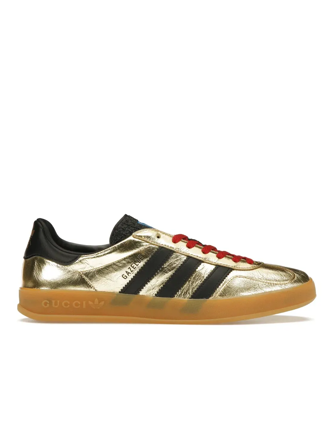 Мужские кроссовки Lifestyle Adidas x Gucci — изображение 1 из 4, металлик золотистый