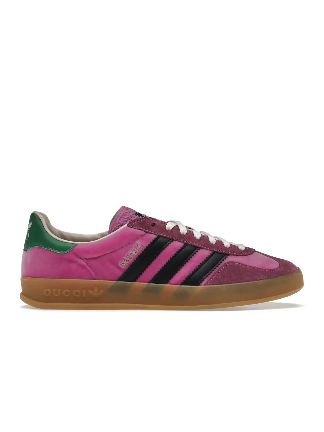 Кроссовки мужские Adidas x Gucci Gazelle Pink/Collegiate Purple/Bold Green — изображение 1 из 4