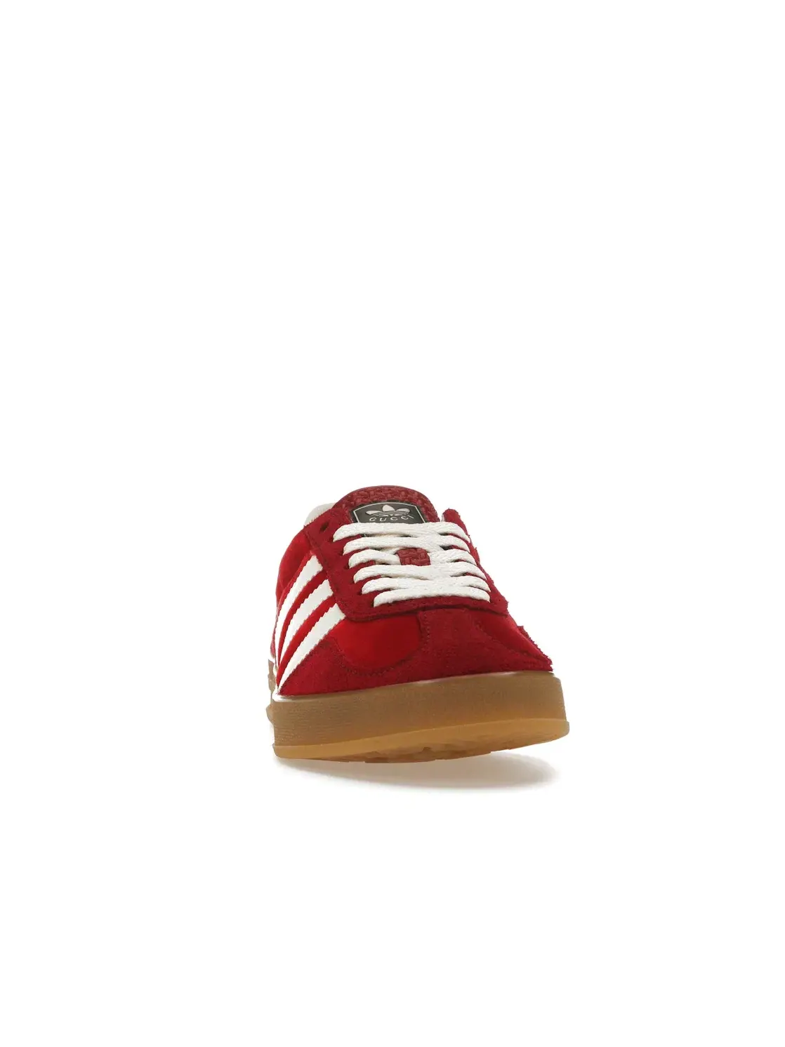 Кроссовки женские Adidas x Gucci Gazelle, совместная коллекция — изображение 2 из 4, красный/белый