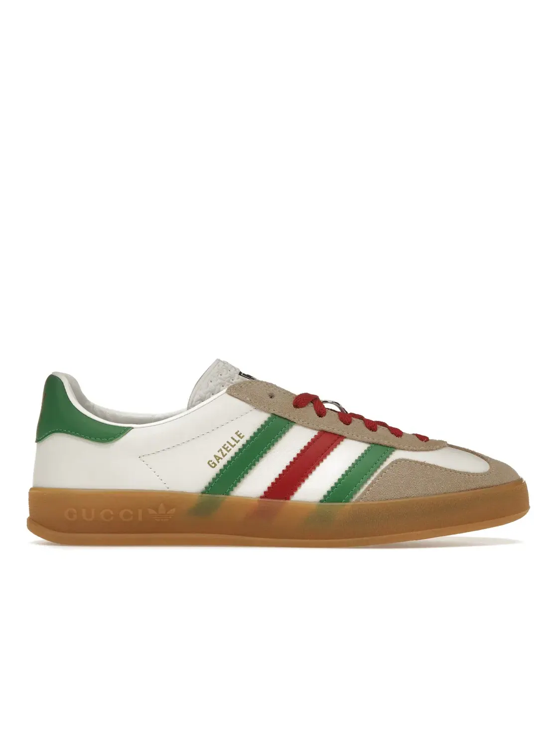 Мужские кроссовки Lifestyle Adidas x Gucci — изображение 1 из 4, белый/зеленый/красный