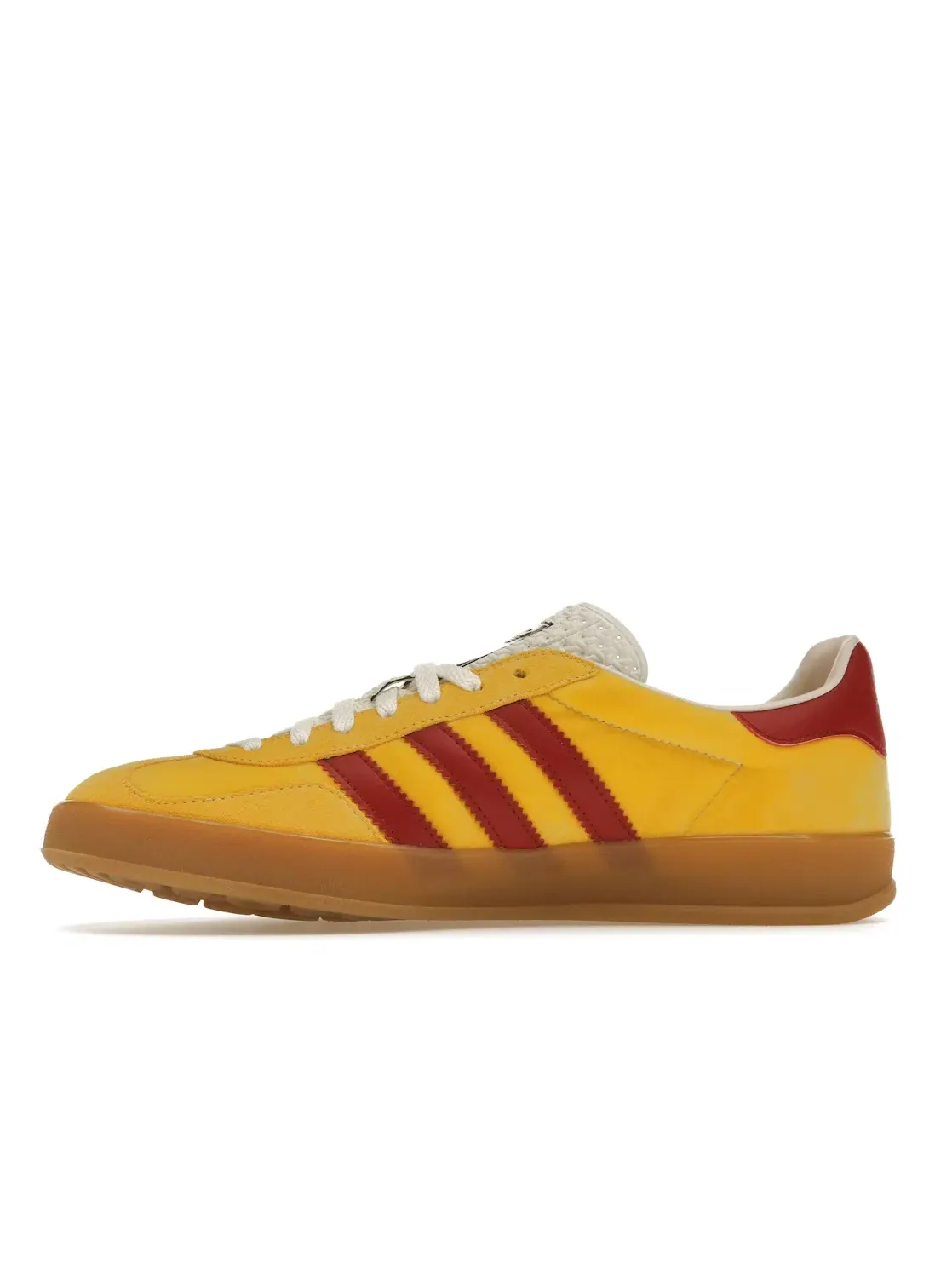 Кроссовки мужские Adidas x Gucci Gazelle Желтые — изображение 3 из 4, желтый/красный/белый